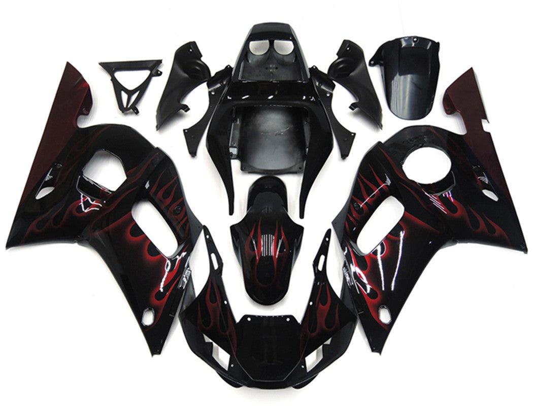 1998-2002 Yamaha YZF 600 R6 Injection Fairing Kit Bodywork Plastic ABS #34