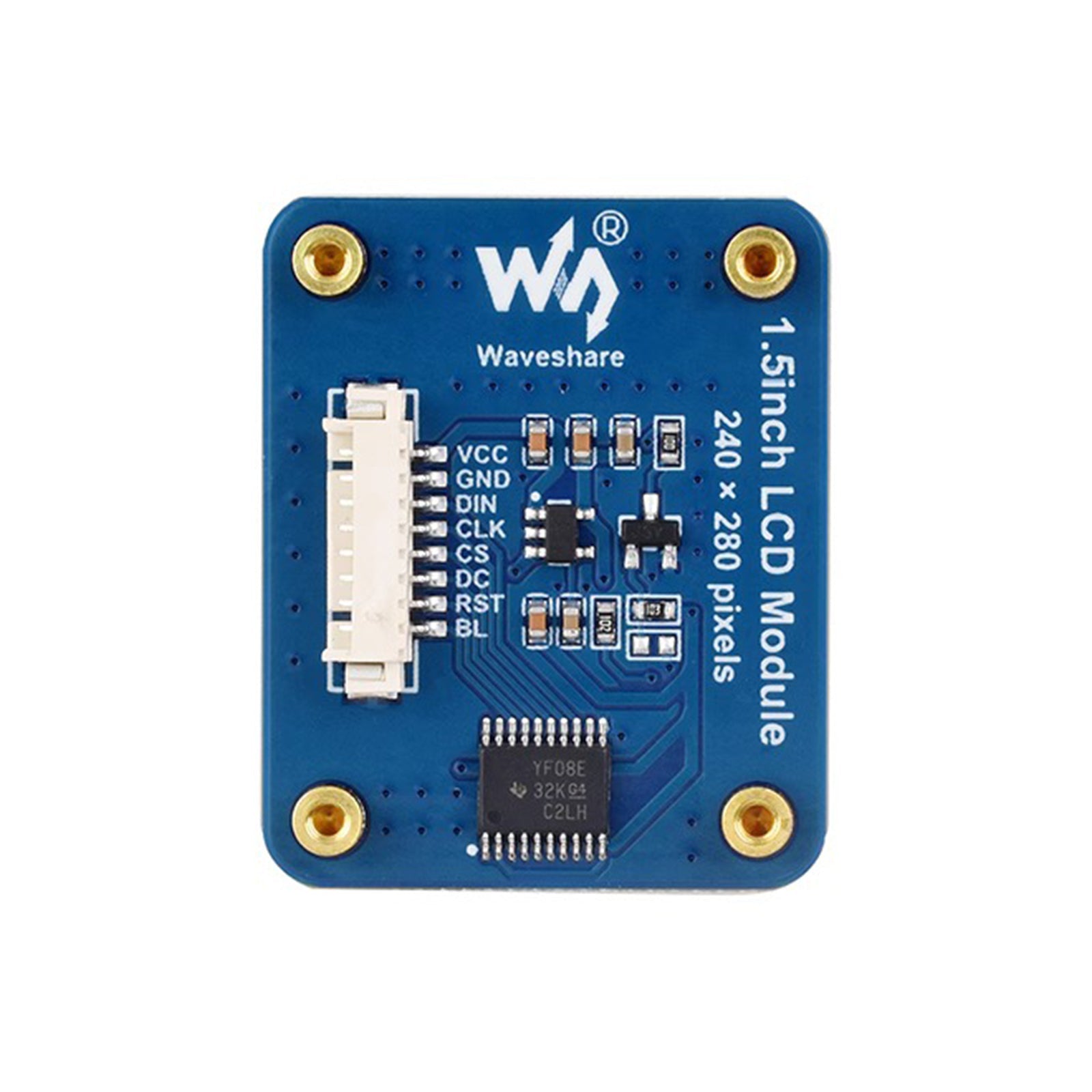 Carte d'extension LCD NV3030B, écran arrondi, Interface SPI, écran IPS de 1.5 pouces