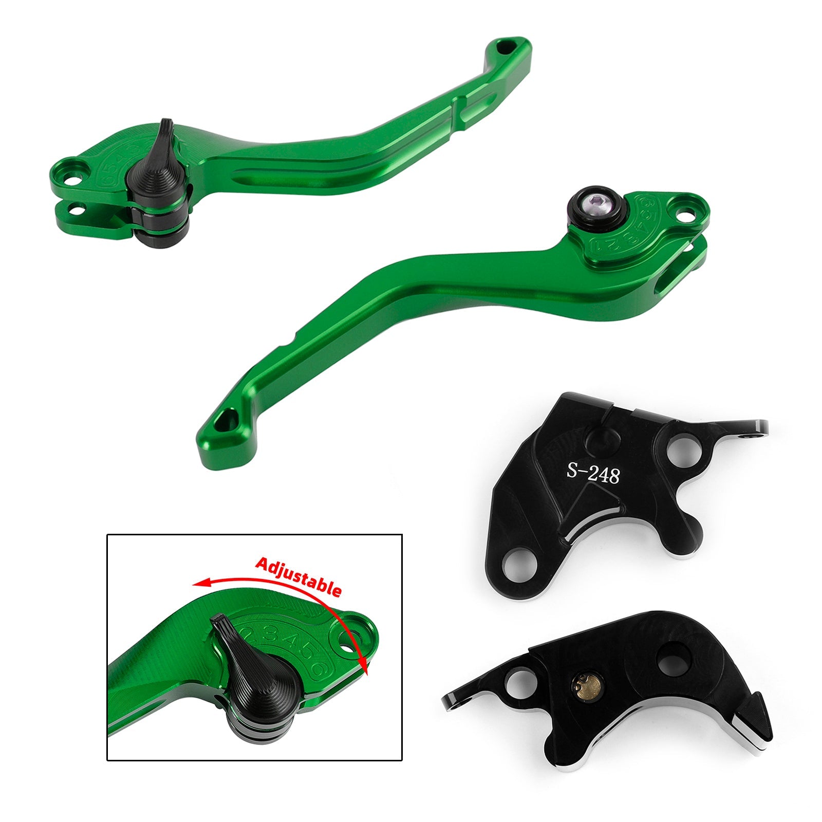 Suzuki GSXR600 GSXR750 2004-2005 CNC Short Clutch Brake Lever