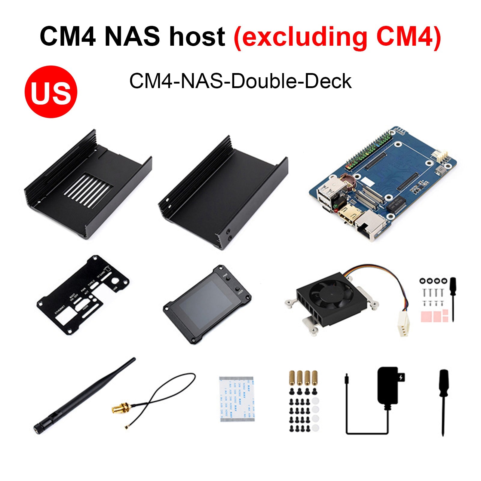 Raspberry Pi CM4 Computing Module NAS Netwerkopslagserver SATA-interface VS