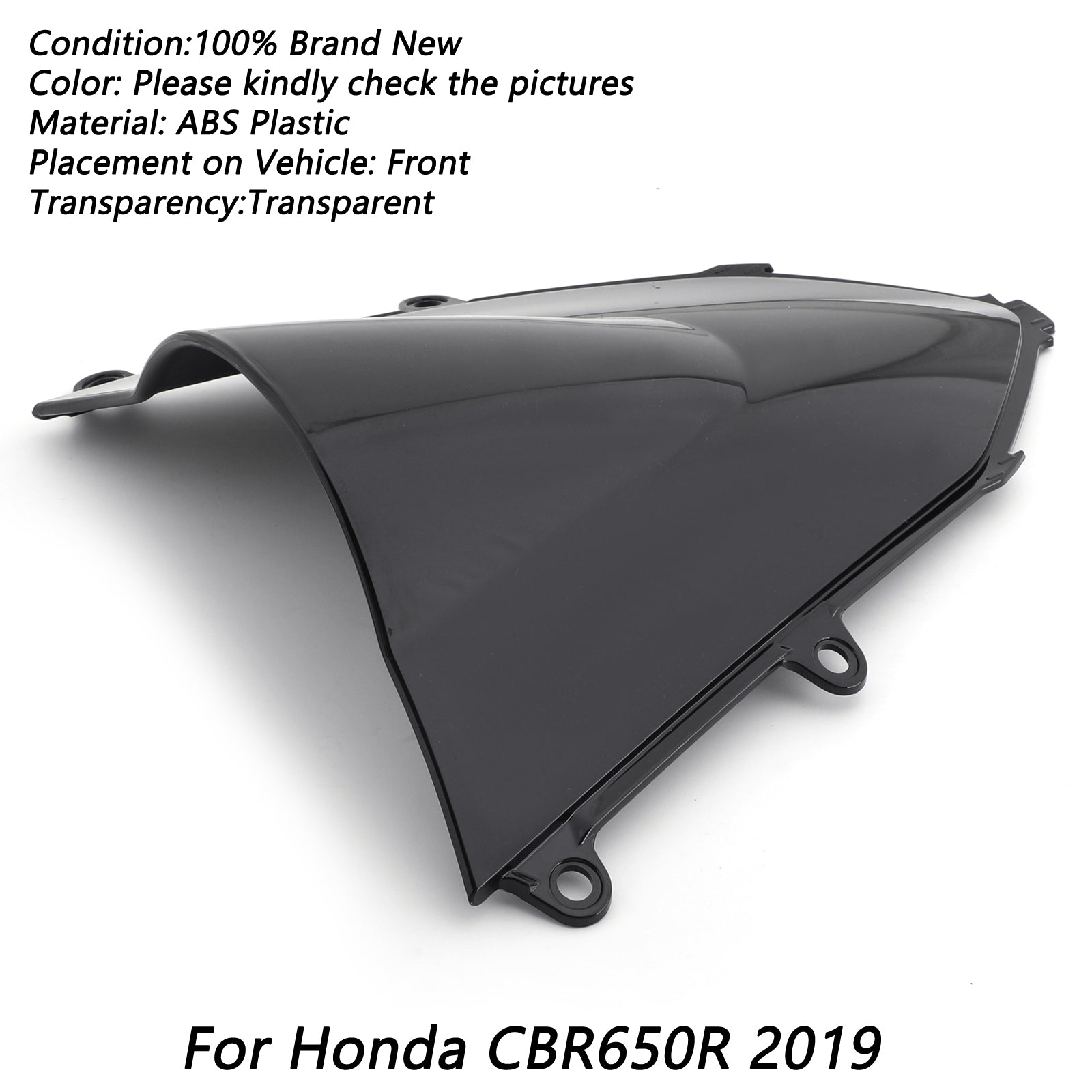 Windshield Windscreen For Honda CBR650R CBR 650 R 2019-2022 Generic