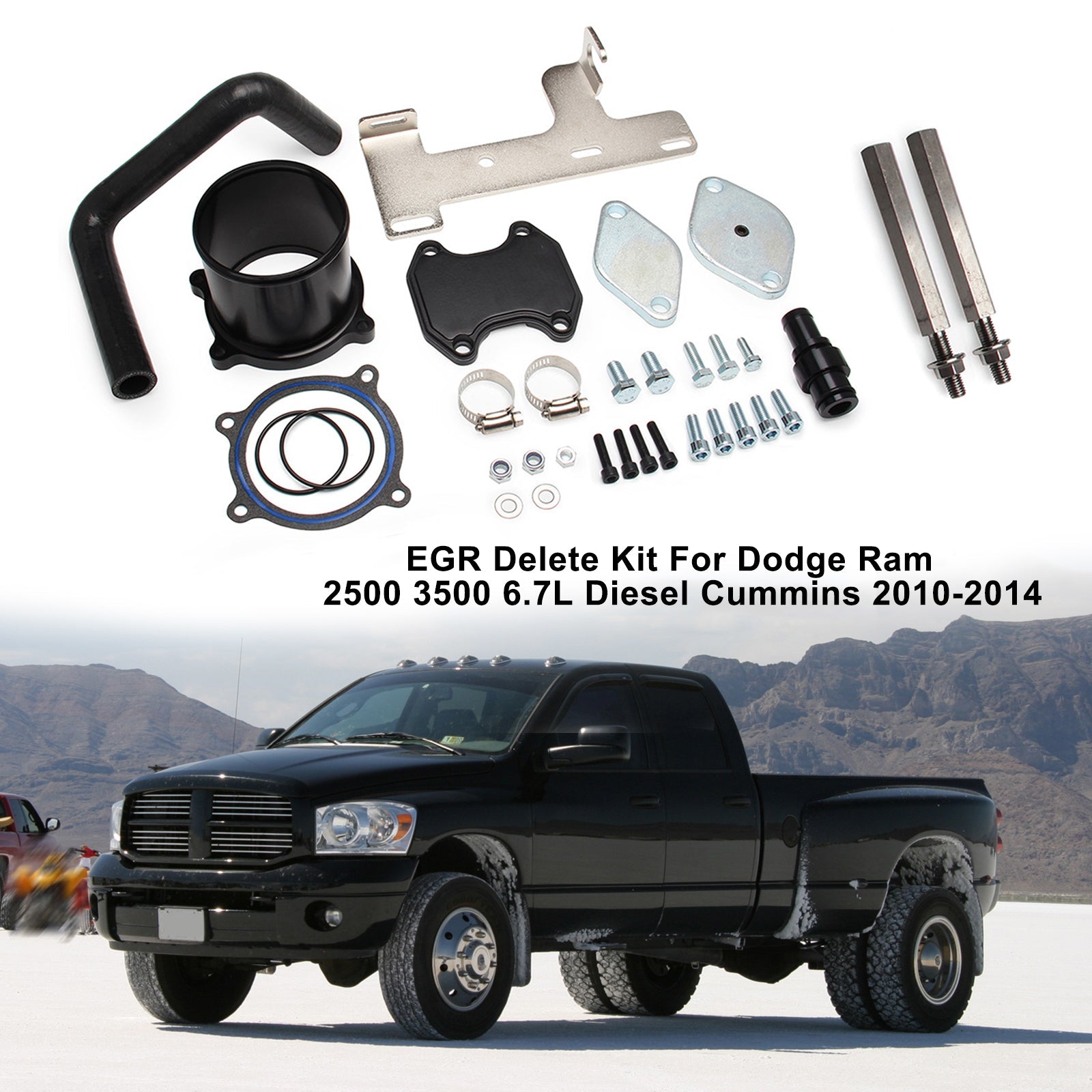 2010-2014 Dodge Ram 2500 3500 6.7L Diesel Cummins EGR Verwijderingsset Fedex Express