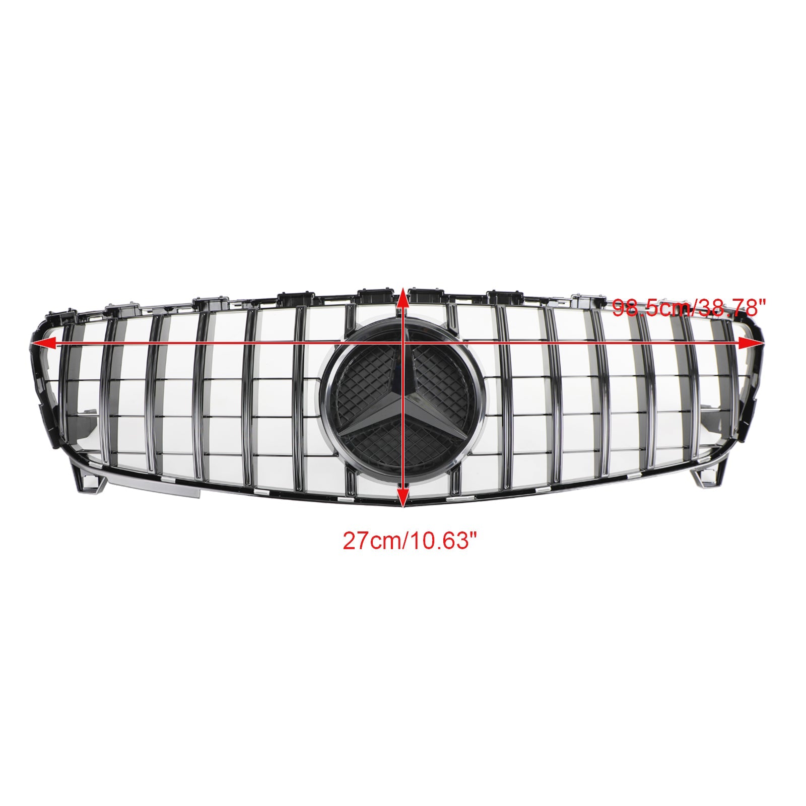 2016-2018 A CLASS W176 MERCEDES BENZ GTR Style Front Bumper Grille Grill