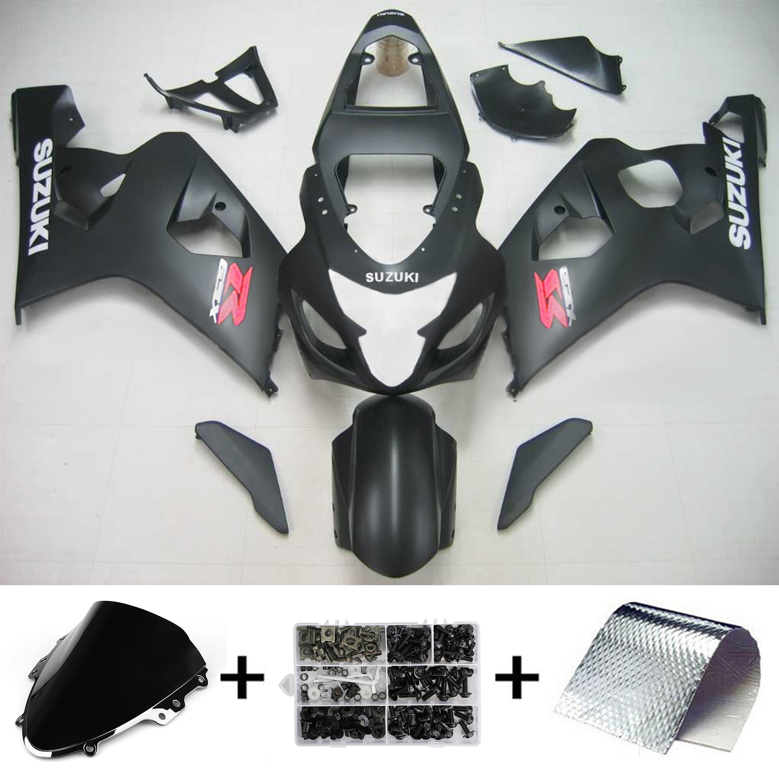 2004-2005 Suzuki GSXR 600/750 K4 Amotopart Injection Fairing Kit Bodywork Plastic ABS #122