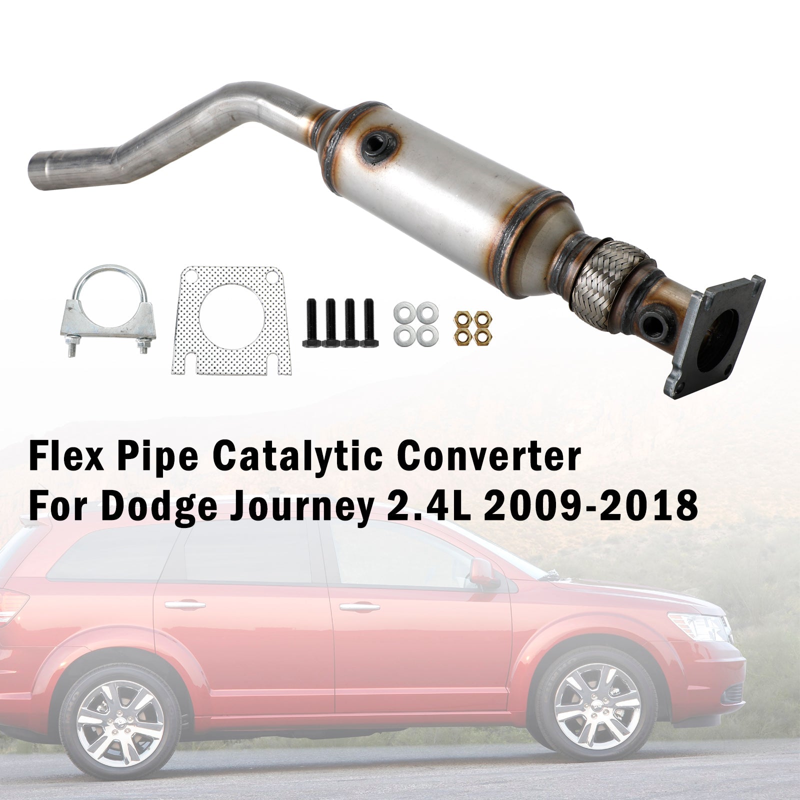 Dodge Journey 2.4L 2009-2018 Flex Pipe Catalytic Converter Direct