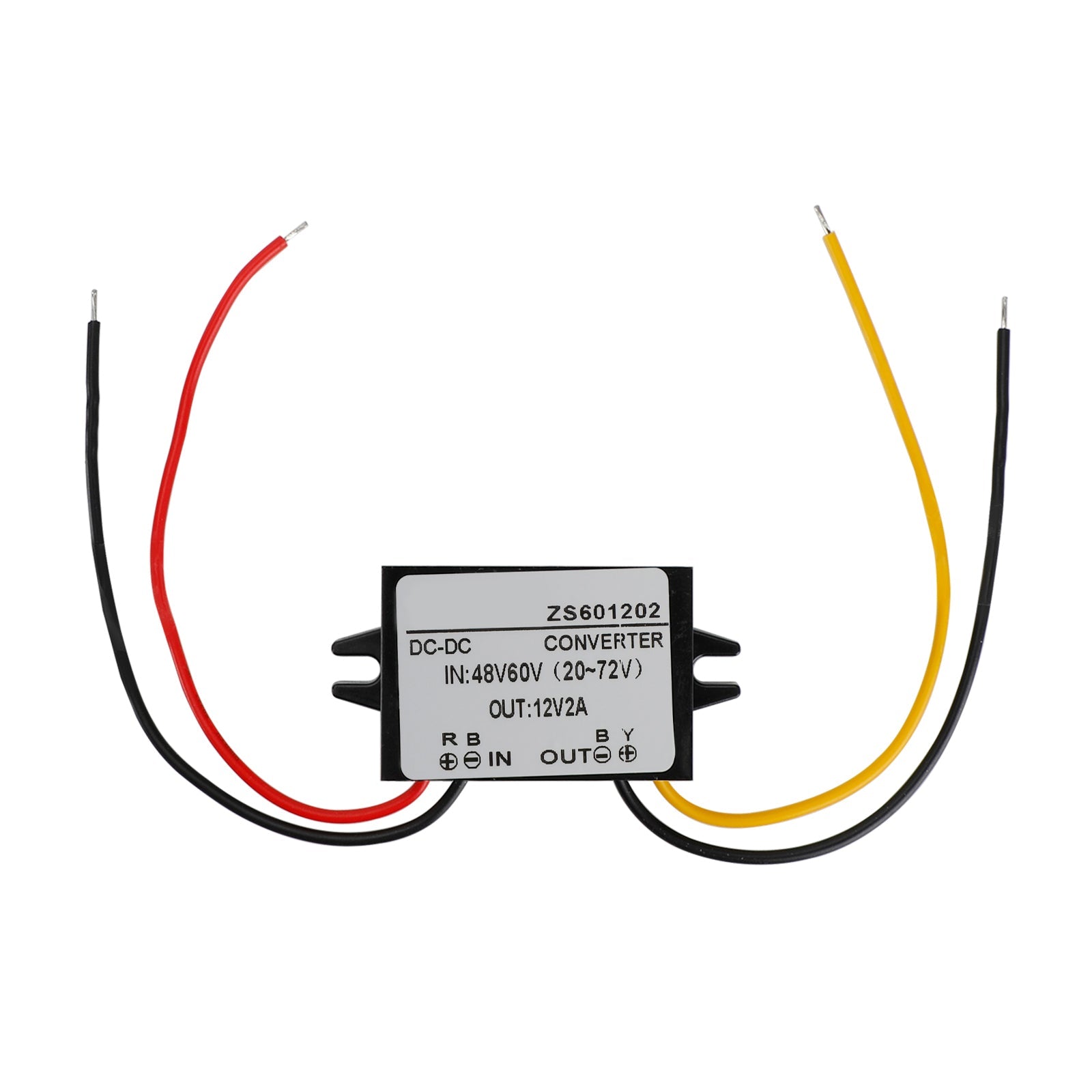 Convertisseur DC-DC étanche 60V abaisseur à 12V, Module d'alimentation de voiture