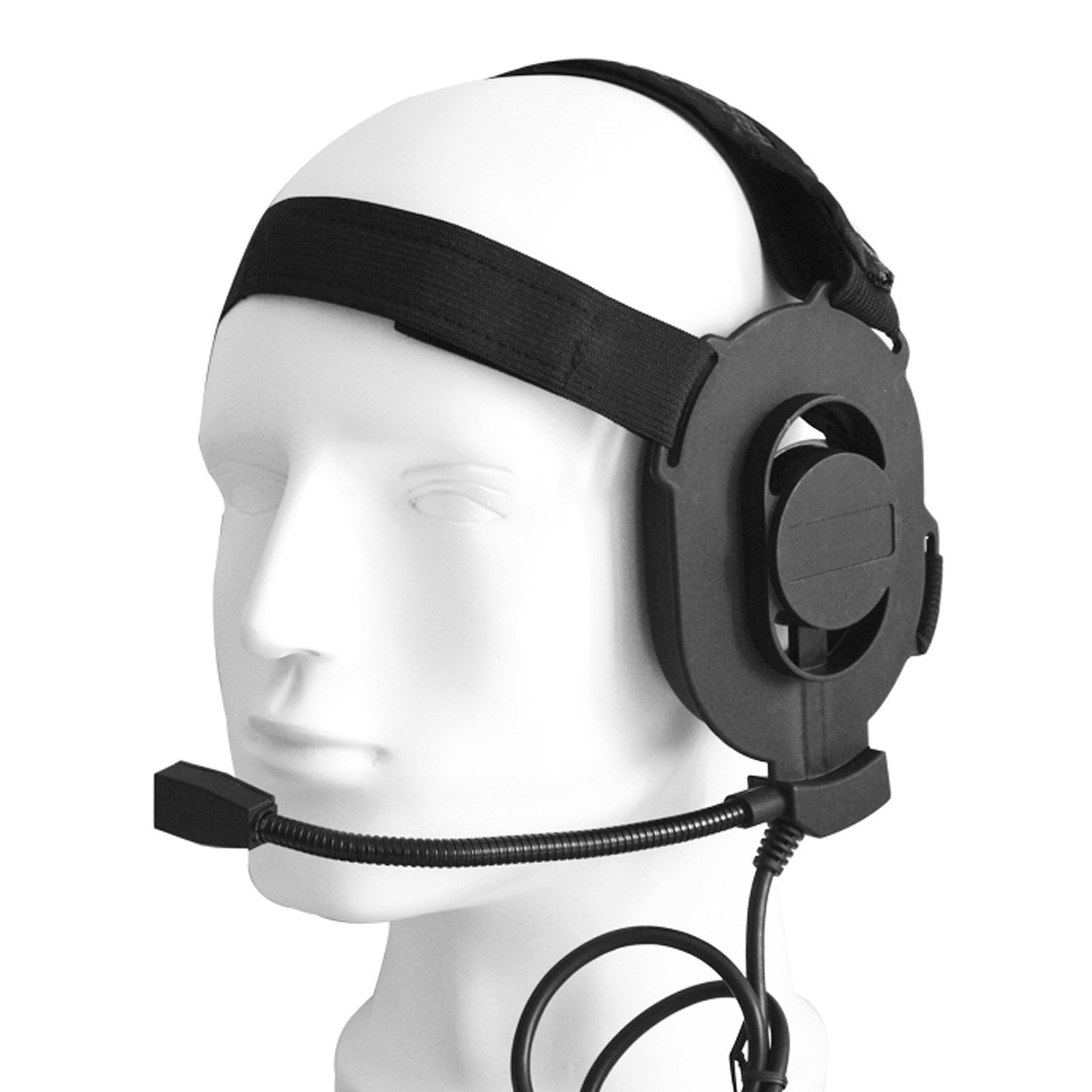 Waterproof Tactical Head-mounted Headset Fit for BaoFeng BF-UV9Rplus BF-UV9R