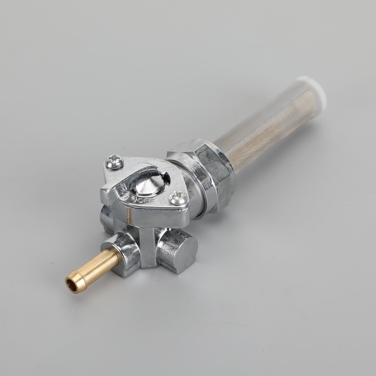 Valve de carburant Petcock, sortie droite, 22mm, adaptée à Dyna Super Glide Electra Glide générique