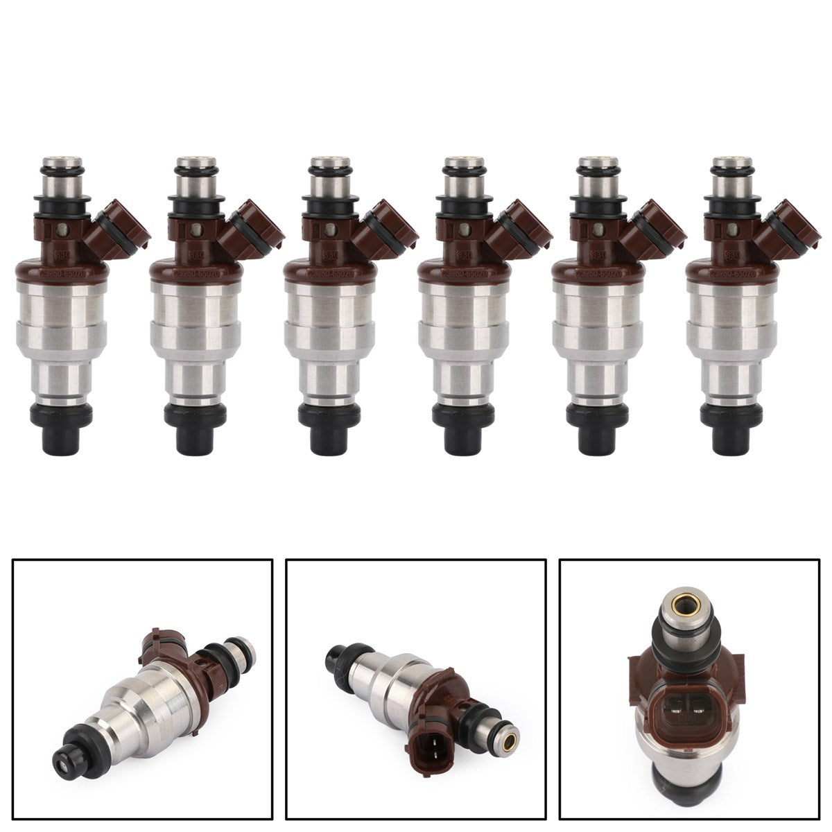 6pcs Fuel Injectors fit Toyota 4Runner Pickup 89-95 3VZE 3.0L V6 23209-65020 Generic