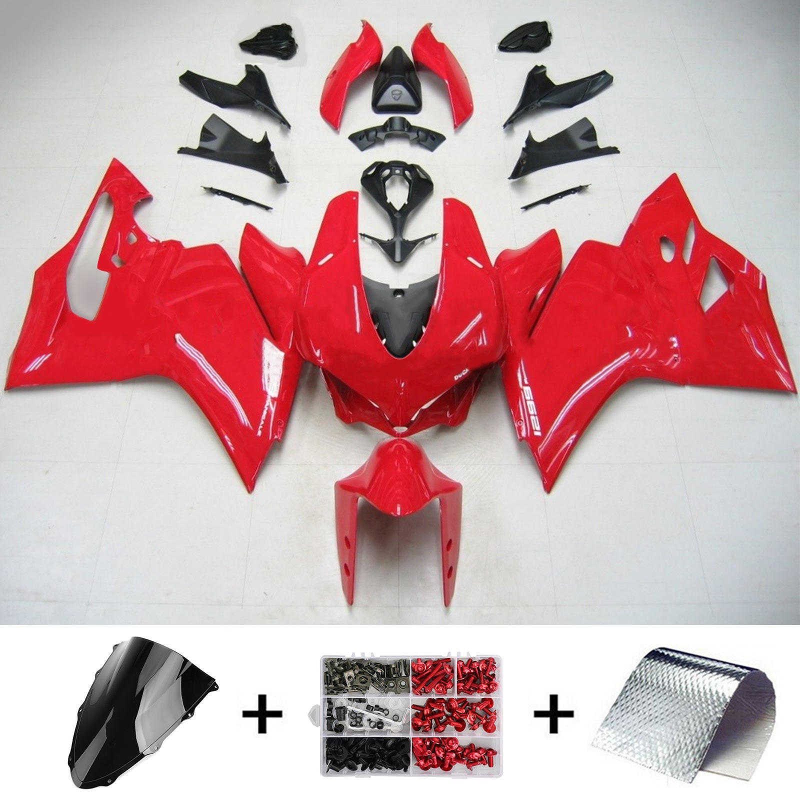 2015-2020 Ducati 1299 959 Amotopart Injection Fairing Kit Bodywork Plastic ABS #102