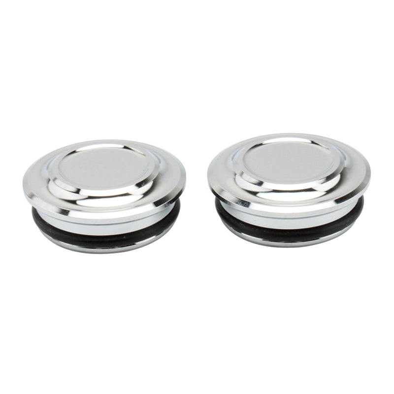 Billet Aluminium Frame Plug Caps Zwart Geschikt voor Honda Rebel CMX500 2020-2021