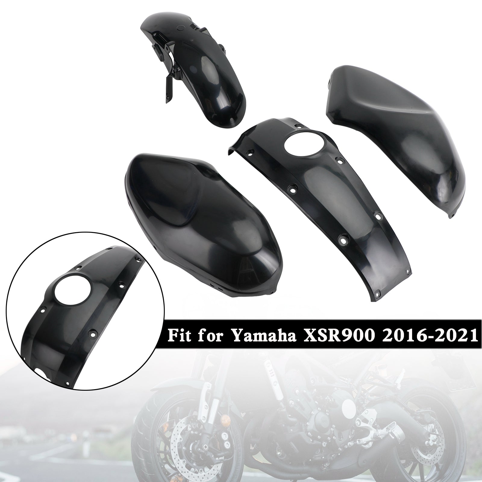 Yamaha XSR900 2016-2021 Carénage de carrosserie Moulage par injection non peint