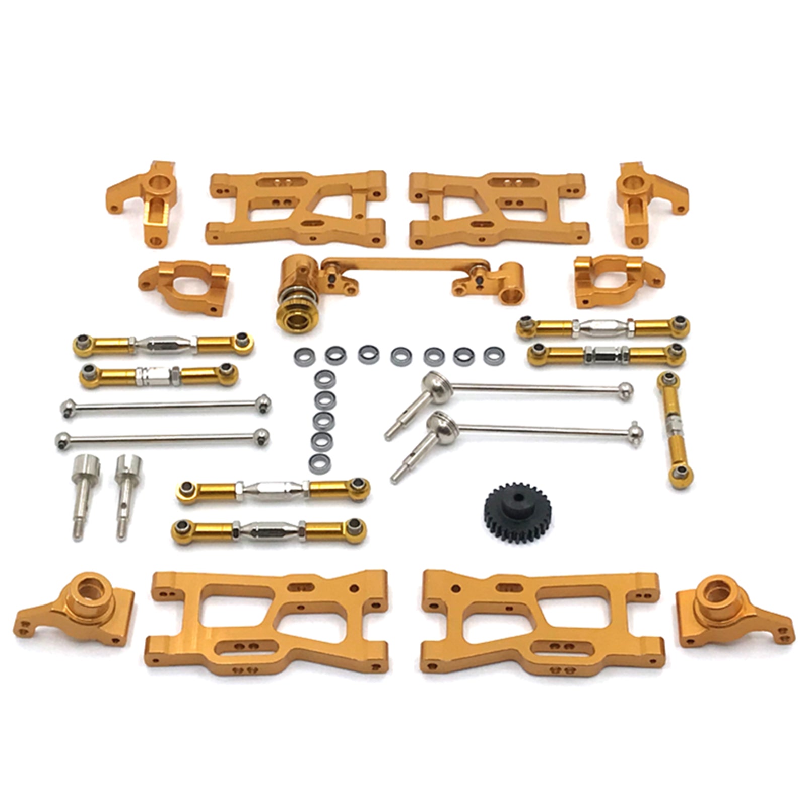 Kit de pièces RC améliorées, 12 pièces, pour Wltoys 144001 144002 124016 124017 124018 124019