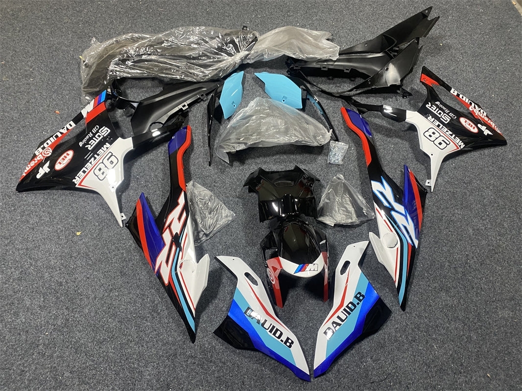 2019-2022 BMW S1000RR Injection Fairing Kit Karosseri Plast ABS #166