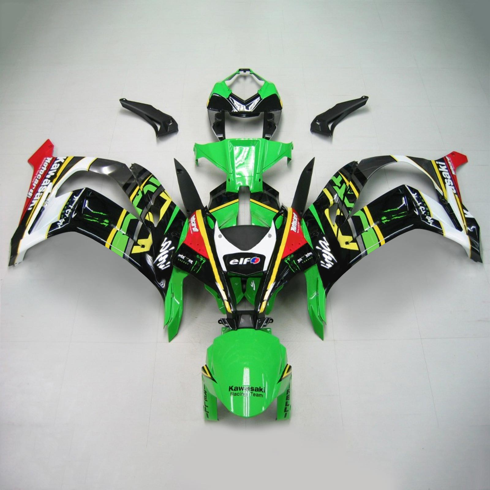 2021-2024 Kawasaki ZX-10R ZX10R Amotopart Injection Fairing Kit Kawasaki ABS #101