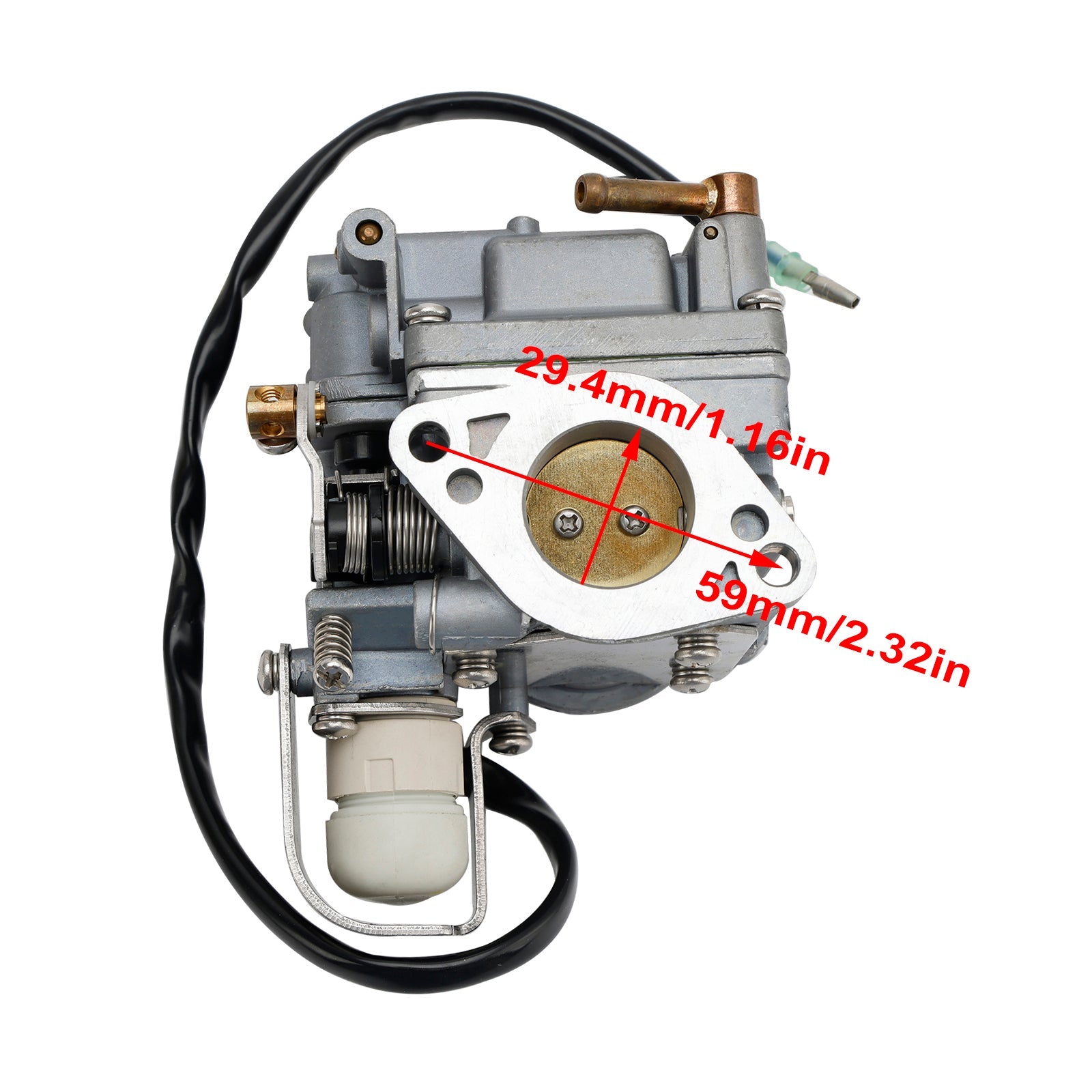 Carburateur Carb adapté pour Yamaha F20C 4 temps 20HP 6AH-14301-20