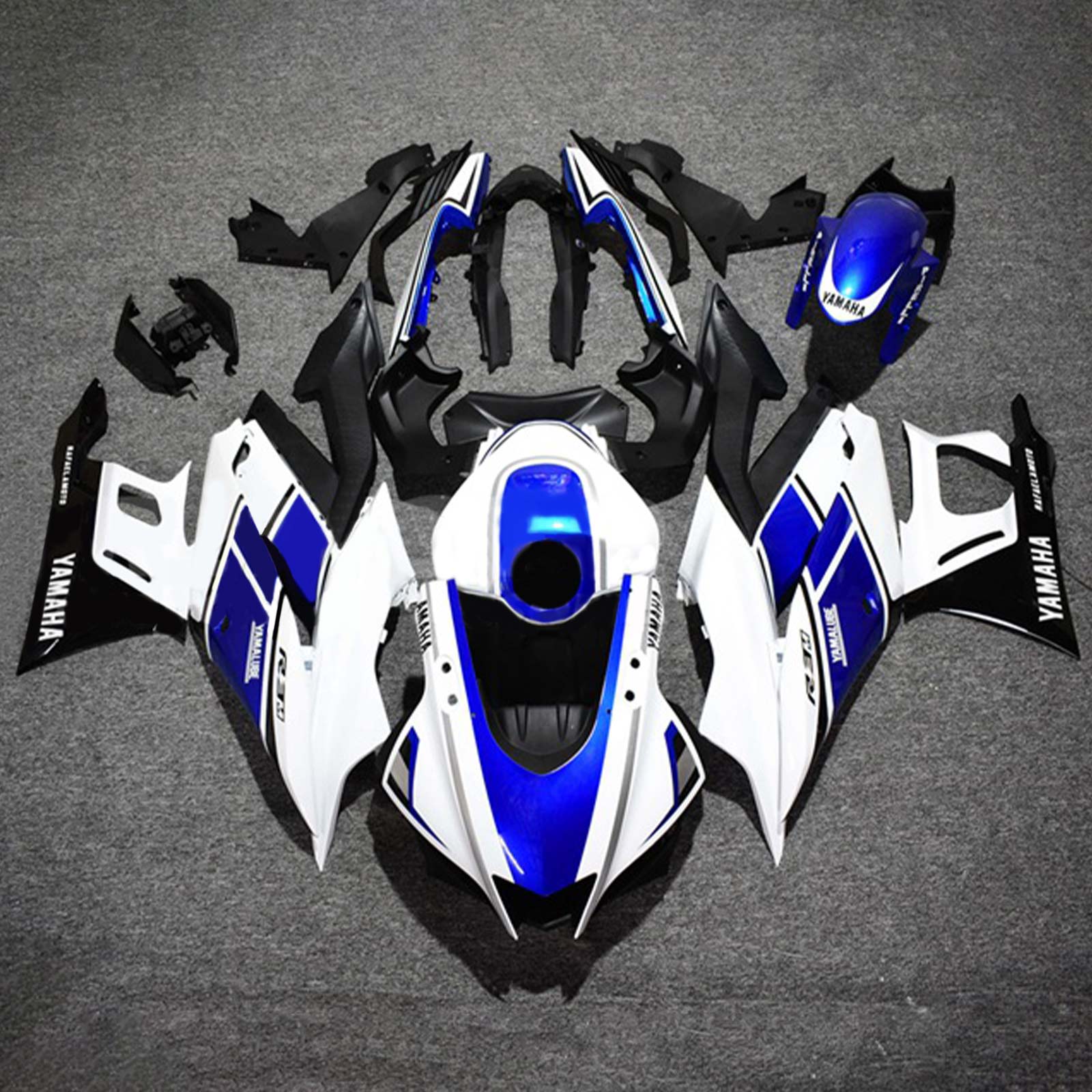 2022-2023 Yamaha YZF-R3 R25 Injection Fairing Kit Karosseri Plast ABS #116