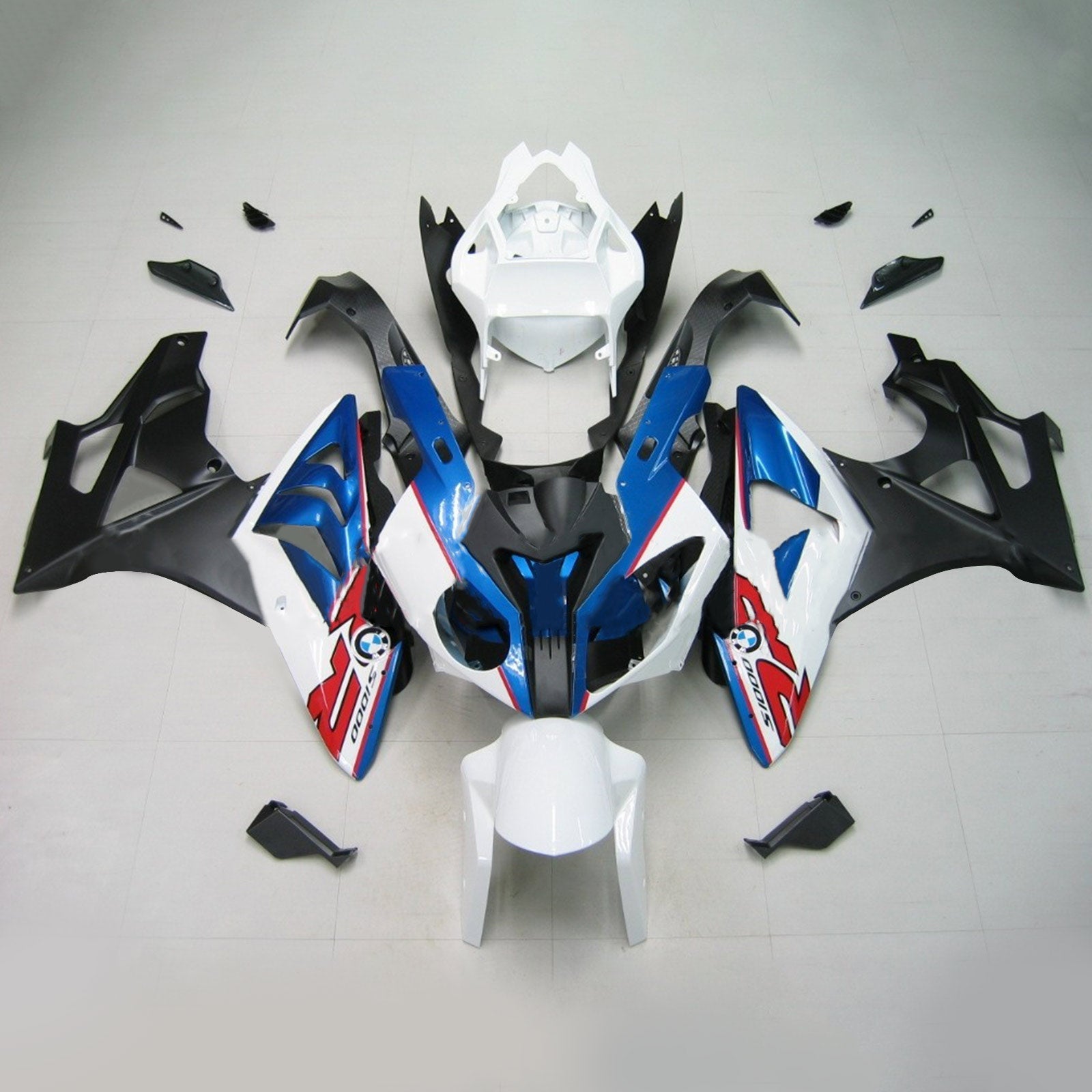 2009-2014 BMW S1000RR Fairing Kit Karosseri Plast ABS Generisk