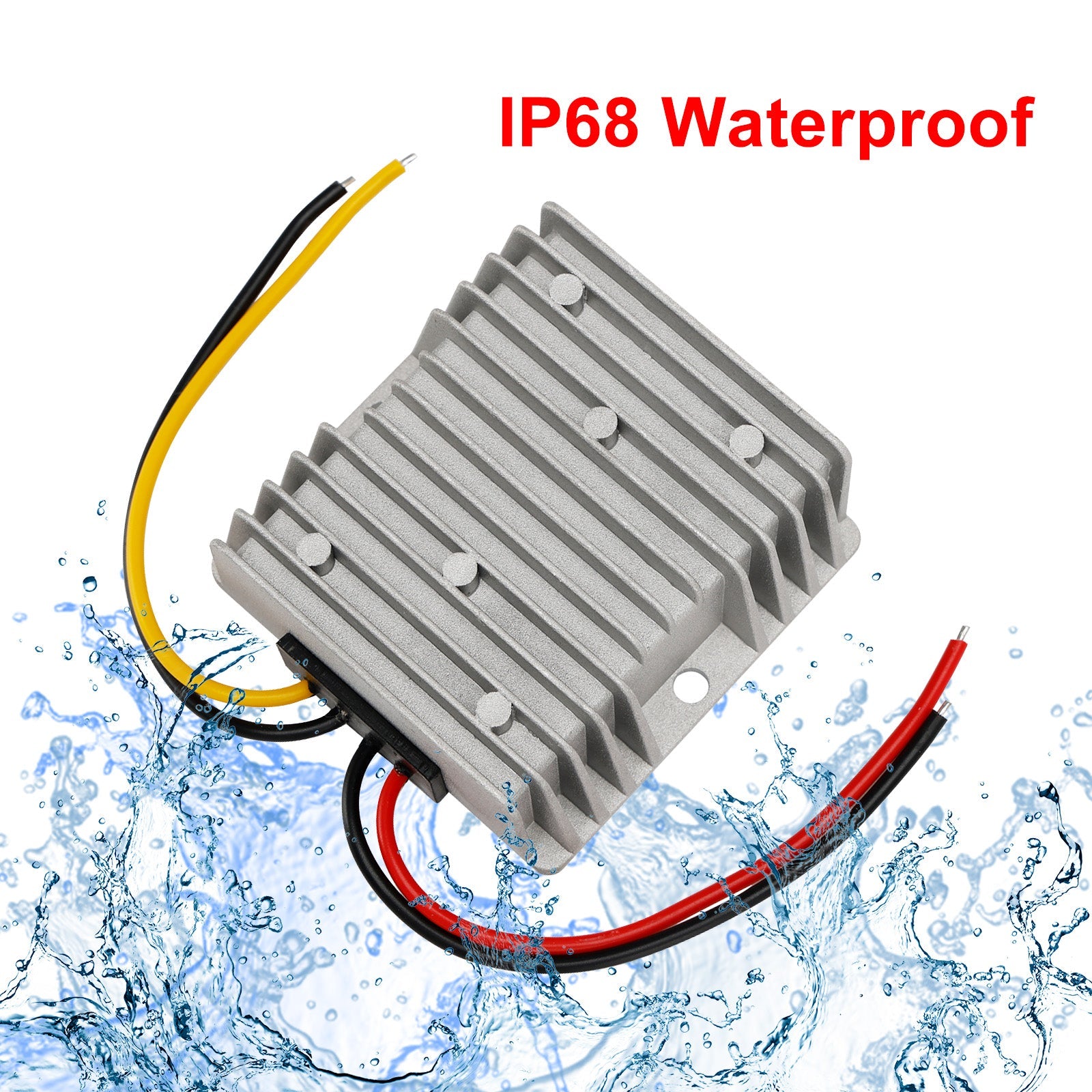 Waterproof DC/DC Converter Regulator 12V Step Up to 13.8V 5A 69W