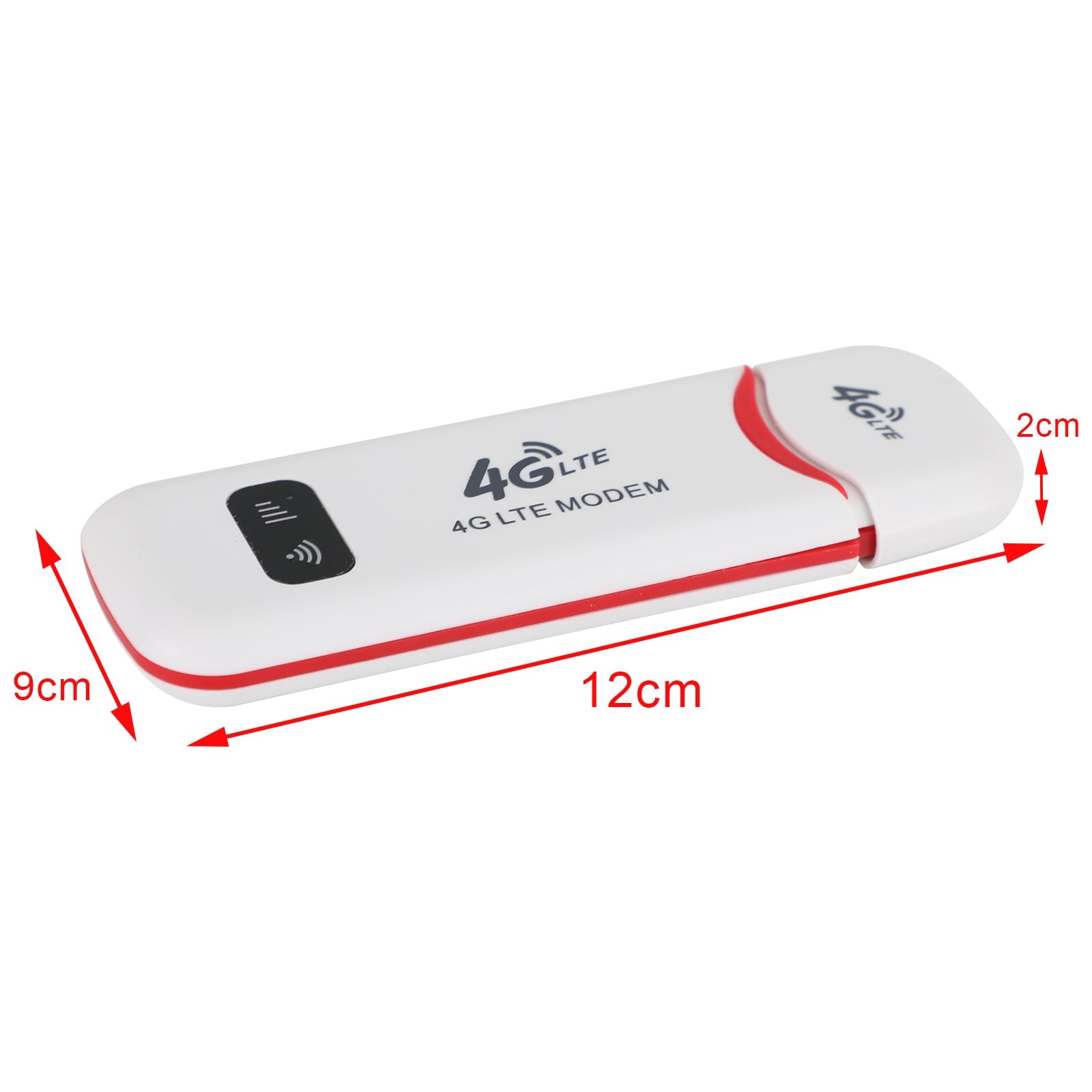 4G LTE draadloze router WiFi mobiel breedbandmodem USB-dongle ontgrendeld wit