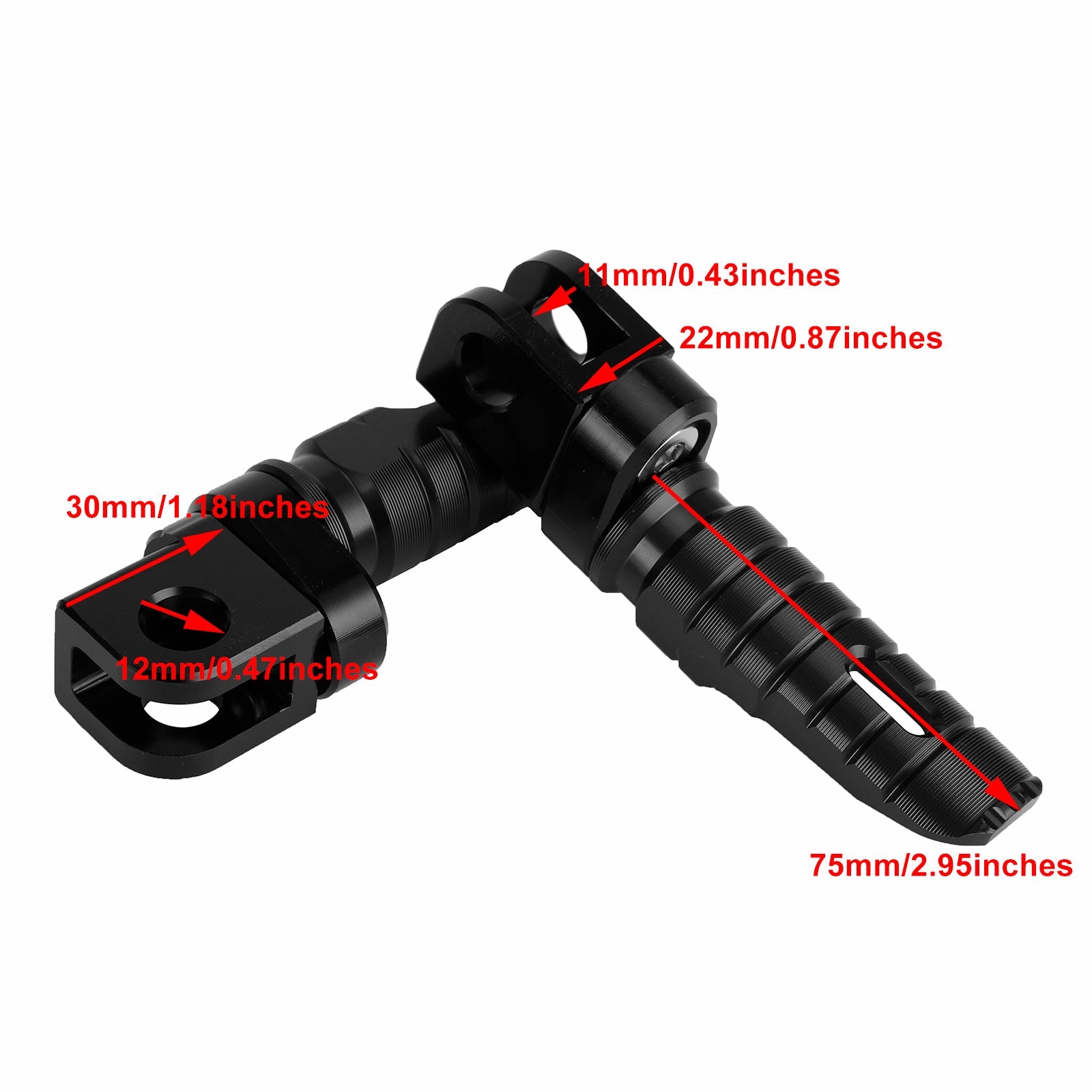 2019-2022 CFMOTO 250SR 250NK 400NK 650NK 400GT Repose-pieds avant Repose-pieds
