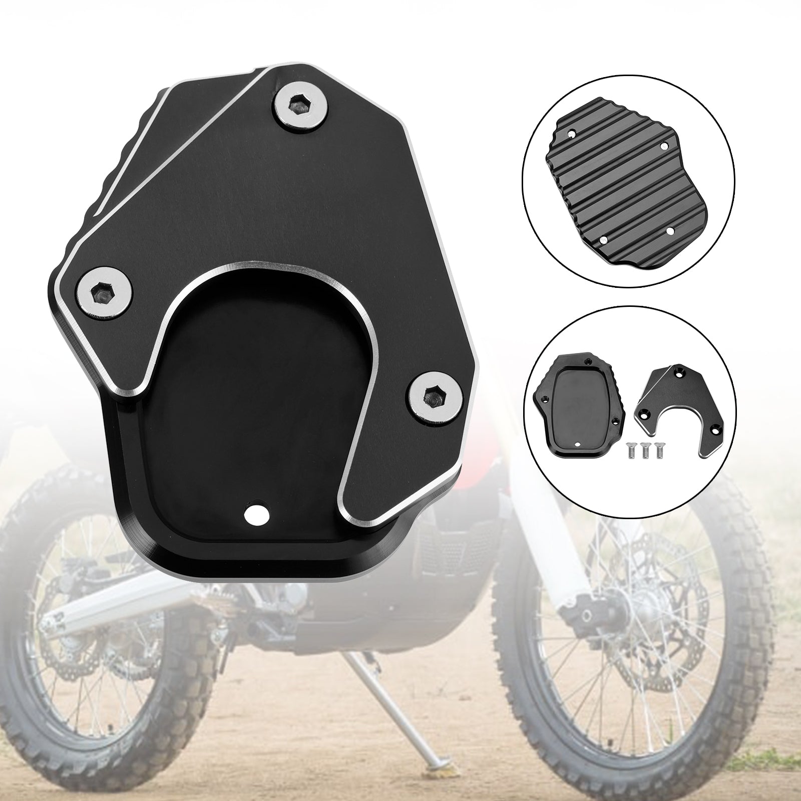 Kickstand Enlarge Plate Pad fit for Honda CRF250L 2017-2020