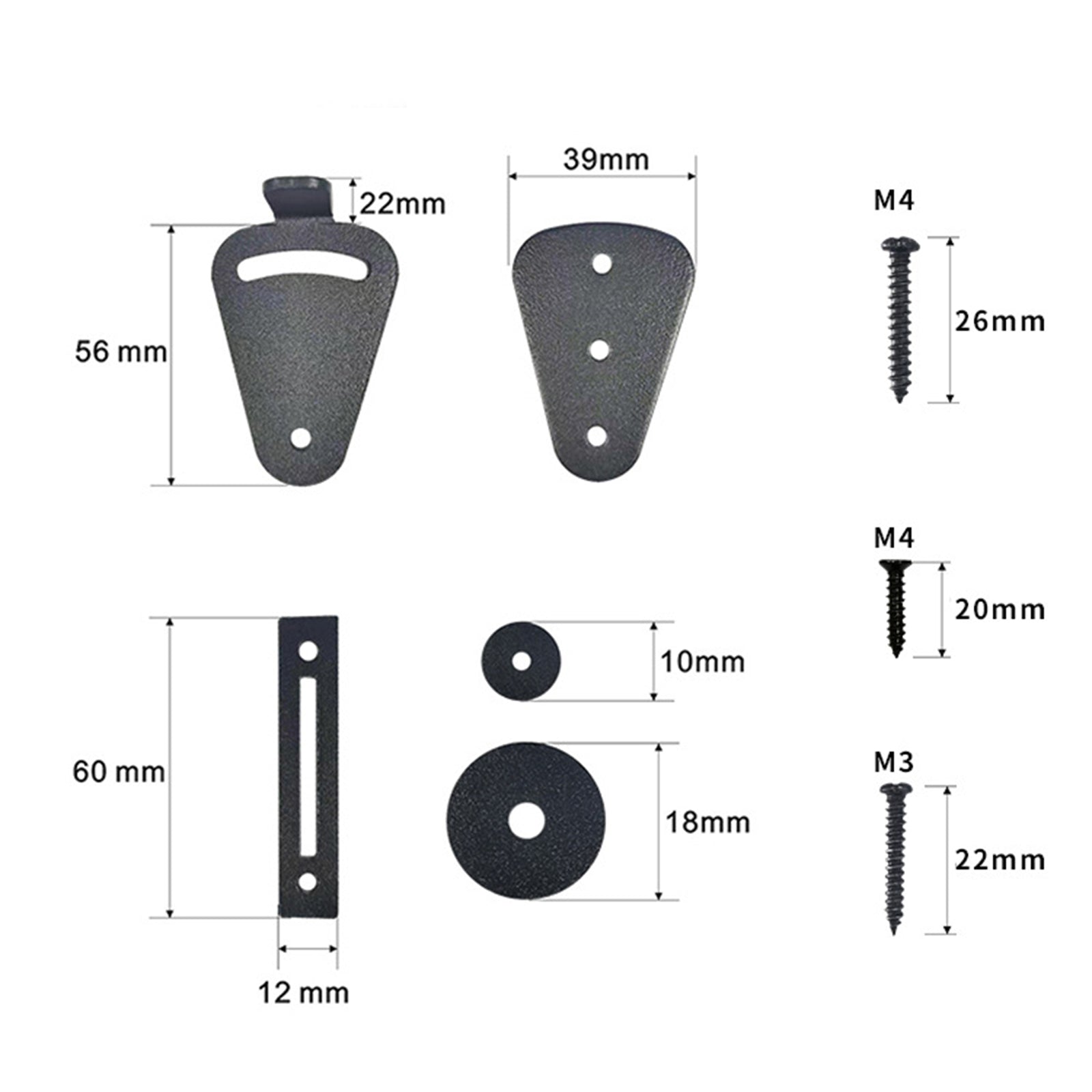 Serrure de porte de grange pratique, serrure de confidentialité pour porte coulissante, accessoires de quincaillerie de porte