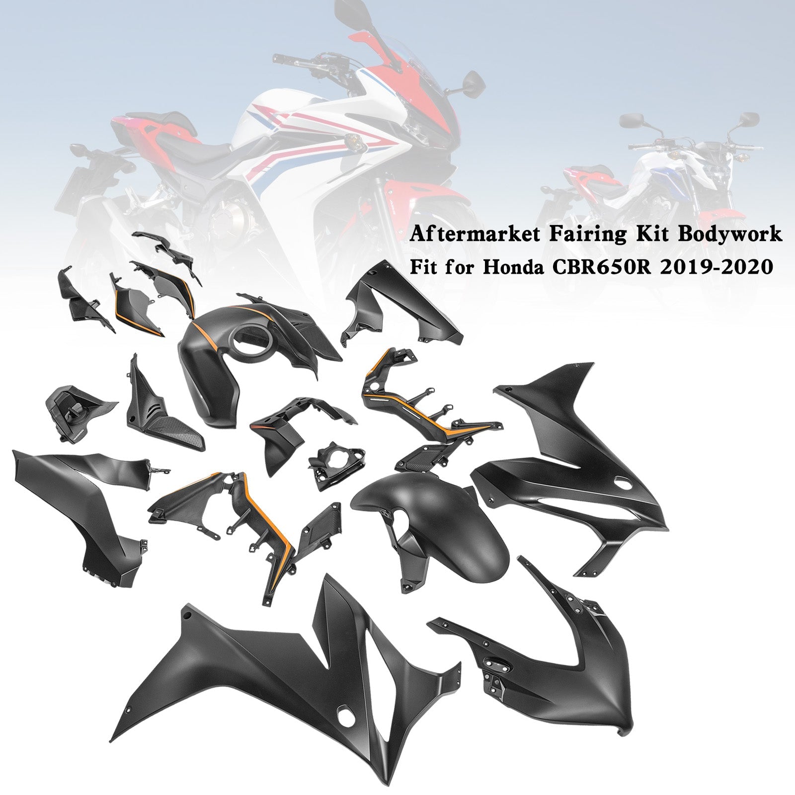 2019-2020 Honda CBR650R ABS kunststof spuitgietkuip