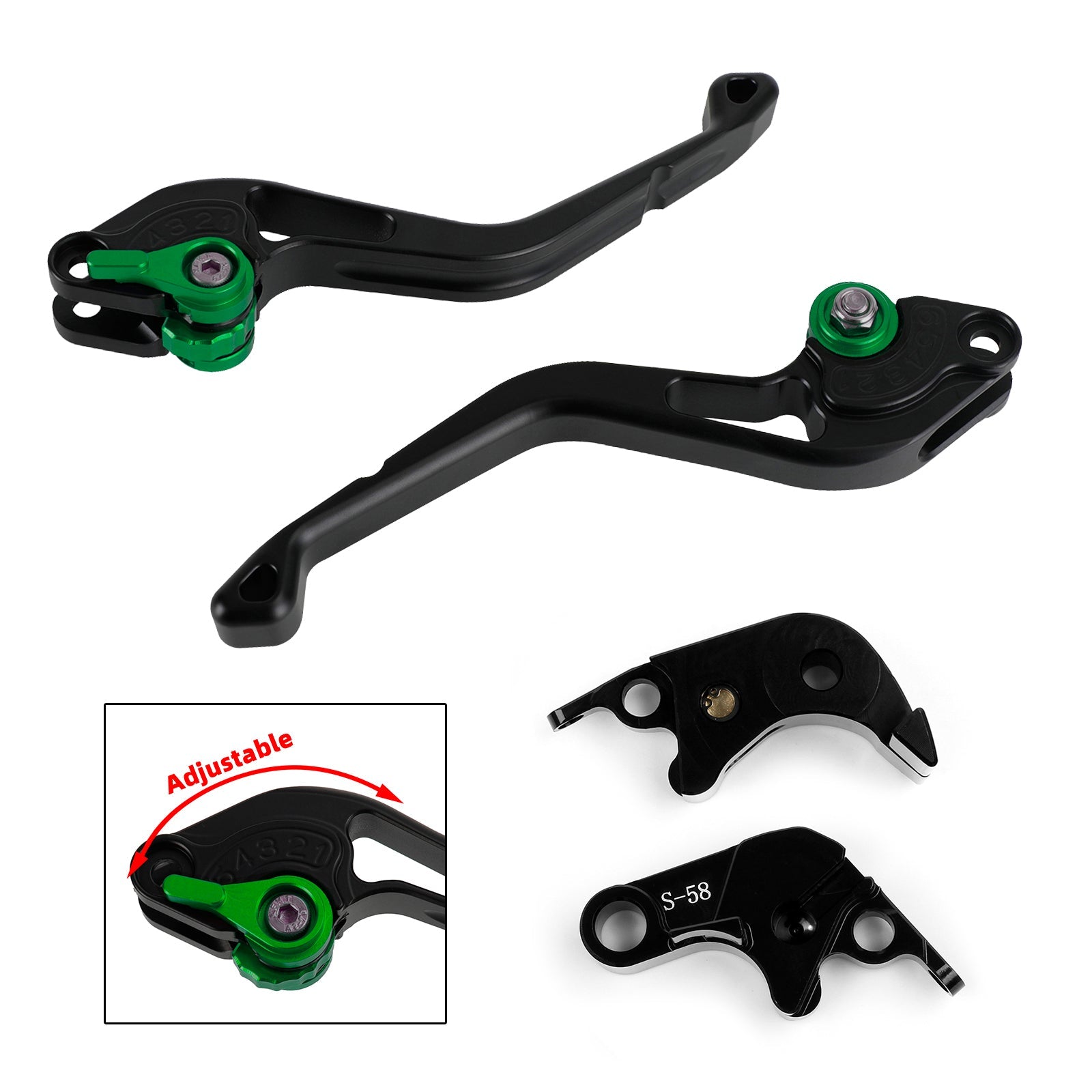 Suzuki GSXR600 750 06-10 GSX-S1000/F 15 NEW Short Clutch Brake Lever