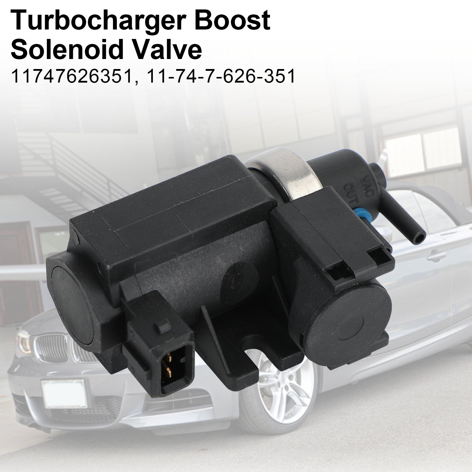 Électrovanne de suralimentation de turbocompresseur, pour BMW 320i 328i 335i 428i X5 11747626351