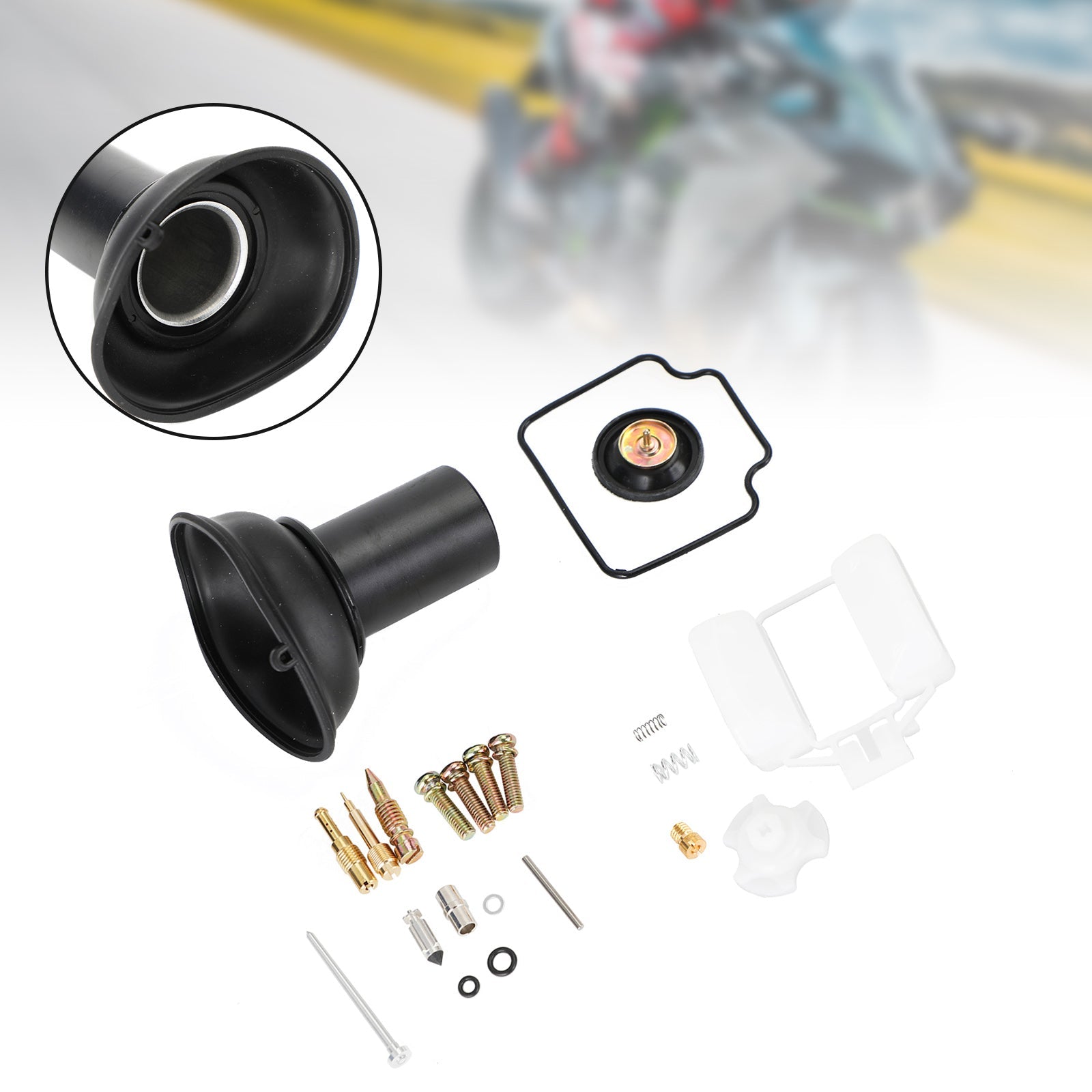 Kit de reconstruction de carburateur adapté pour Honda CBX250 Twister cylindre moto générique