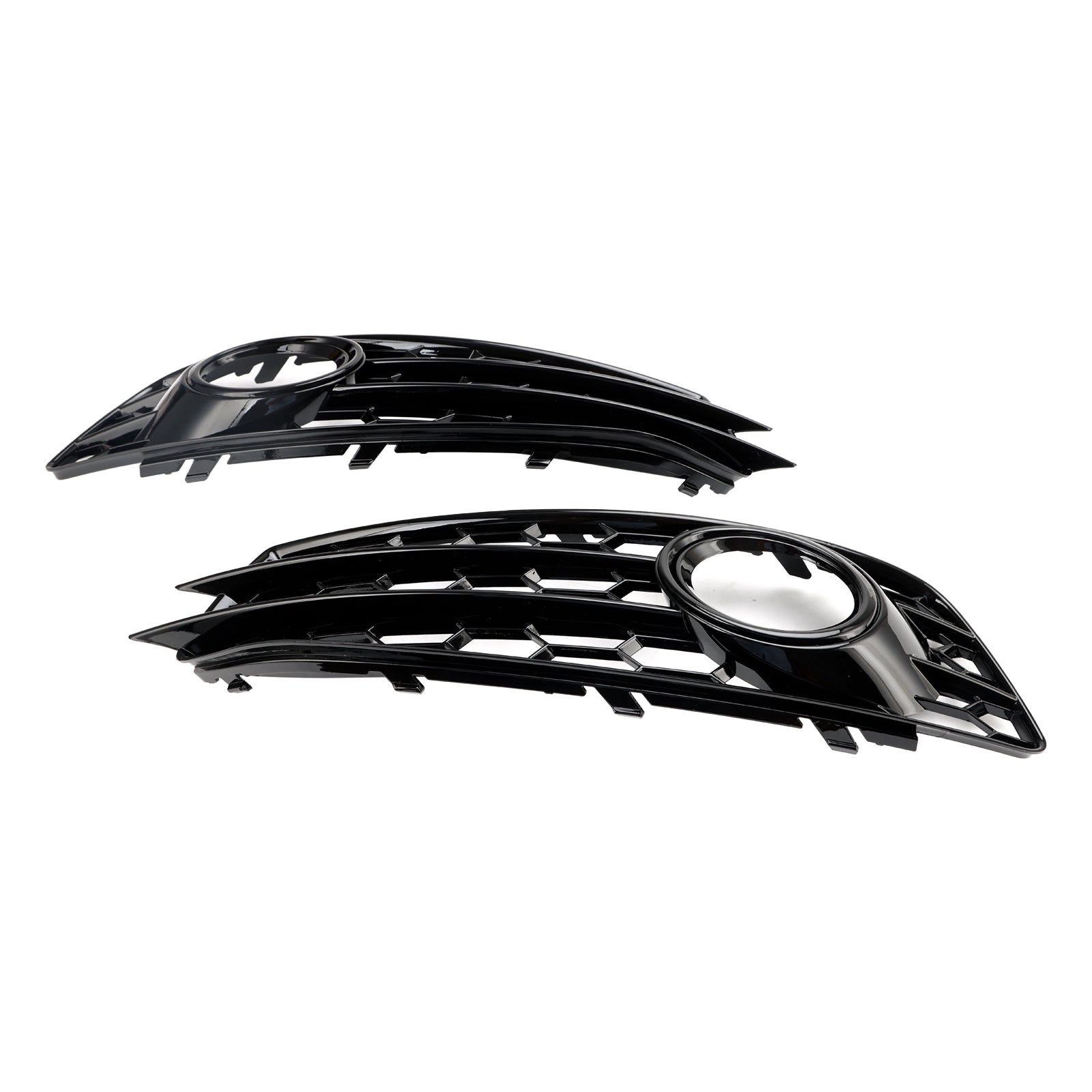 Audi A3 8P S-Line 2009-2012 Honeycomb Front Bumper Fog Light Grill Cover