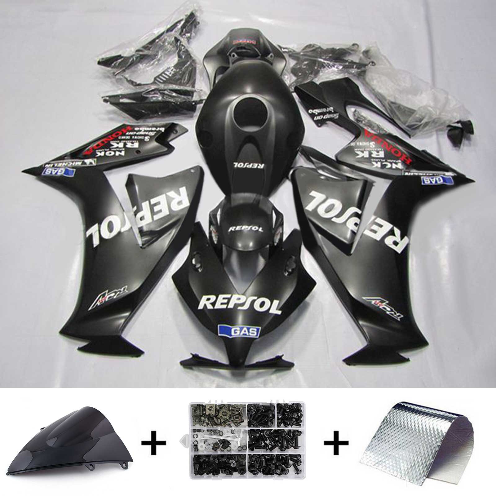 2012-2016 Honda CBR1000RR Injectiekuipset Carrosserie Kunststof ABS #172