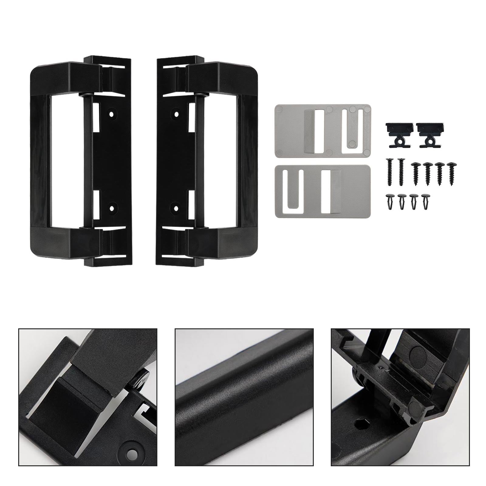 2×RV koelkastdeurgreephoudergreep zwart hardware voor Dometic 3316882900