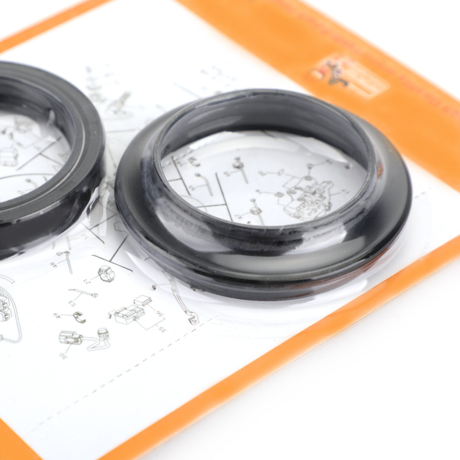 Fork Oil Dust Seal Kit for Kawasaki ZX600 ZX636 Ninja ZX-6R ZZ-R600 ZX-9R 1998-2008 92049-1495 92049-1508 92049-0002 92093-1473 Generic