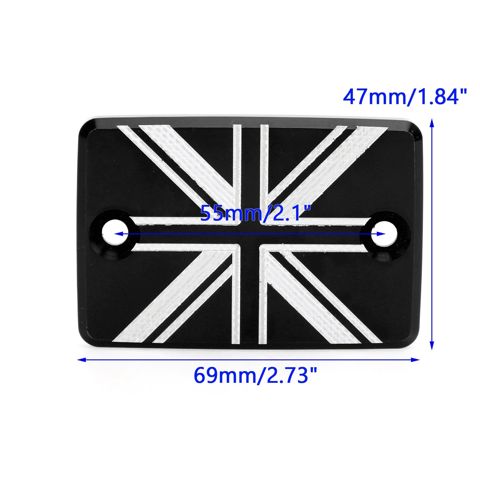 Bouchon de réservoir de frein avant noir pour Tiger 800/XC/XR/XRX/XCA/XCR 1200 2011-2021