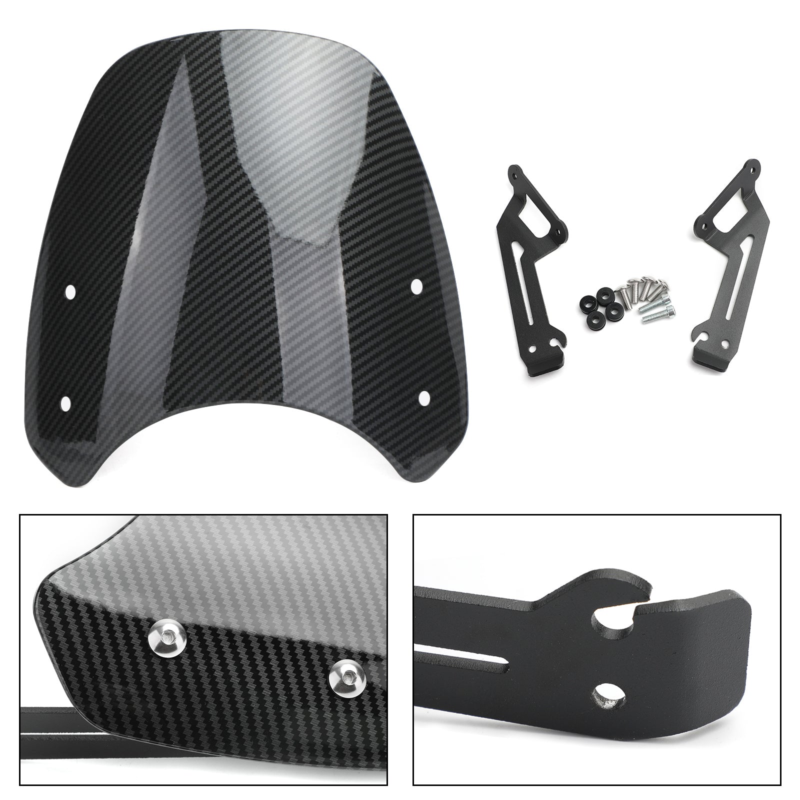 Protection de déflecteur de vent de pare-brise pour Ducati Scrambler 15-2018 générique