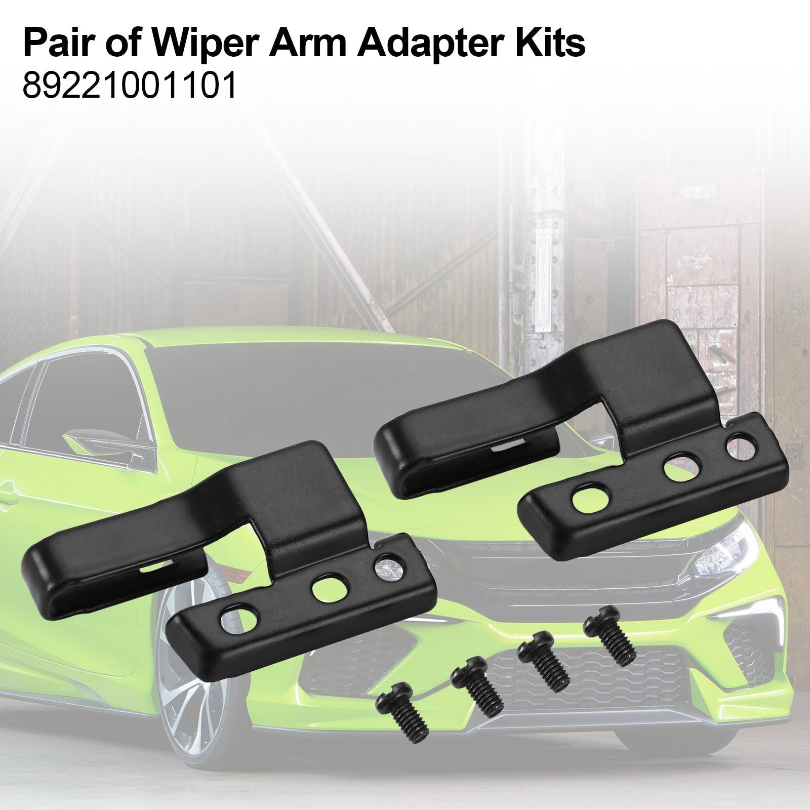 Pair of Wiper Arm Adapter Kits for Toyota for Mitsubishi 89221001101