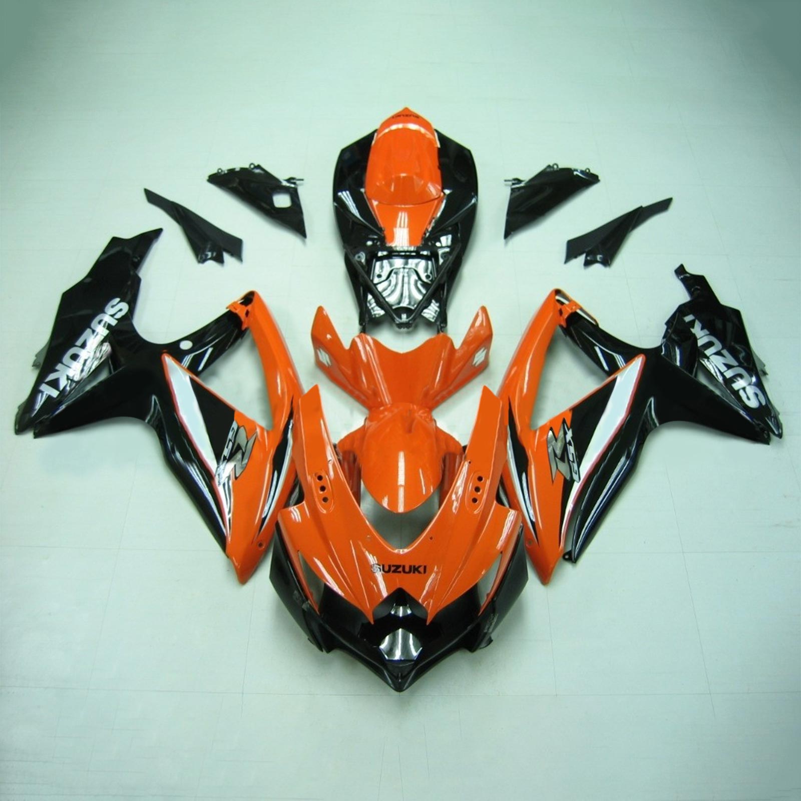 2008-2010 Suzuki GSXR 600/750 K8 Amotopart Injection Fairing Kit Bodywork Plastic ABS #156