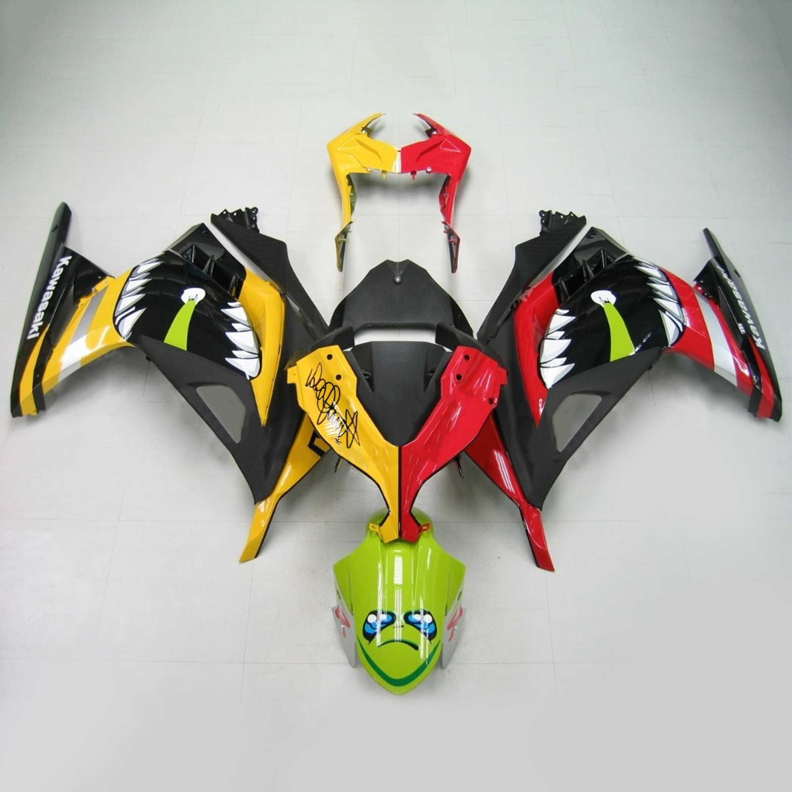 2013-2024 Kawasaki EX300/Ninja300 Injection Fairing Kit Bodywork Plastic ABS