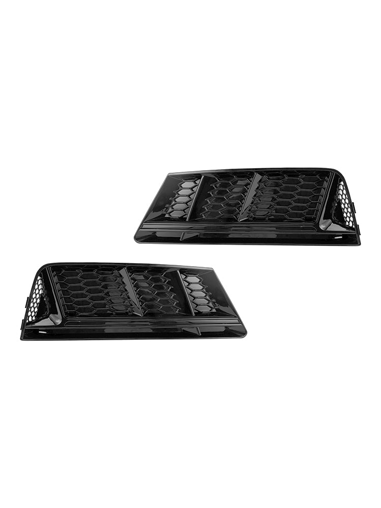 2016-2018 AUDI A4 B9 Grille de phare antibrouillard avant Grille de pare-chocs inférieure chromée