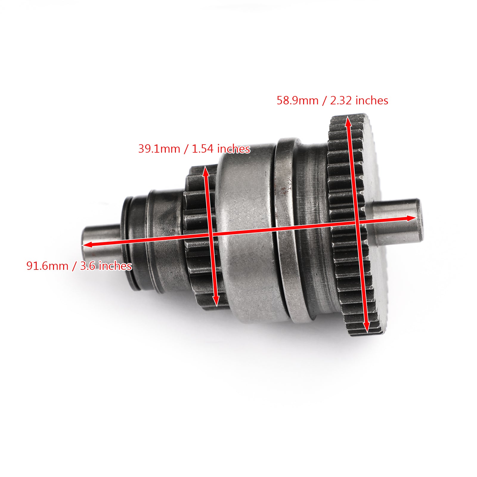 Can-Am Outlander 330 400 450 MAX STD XT EFI Startmotor Bendix Gear Algemeen