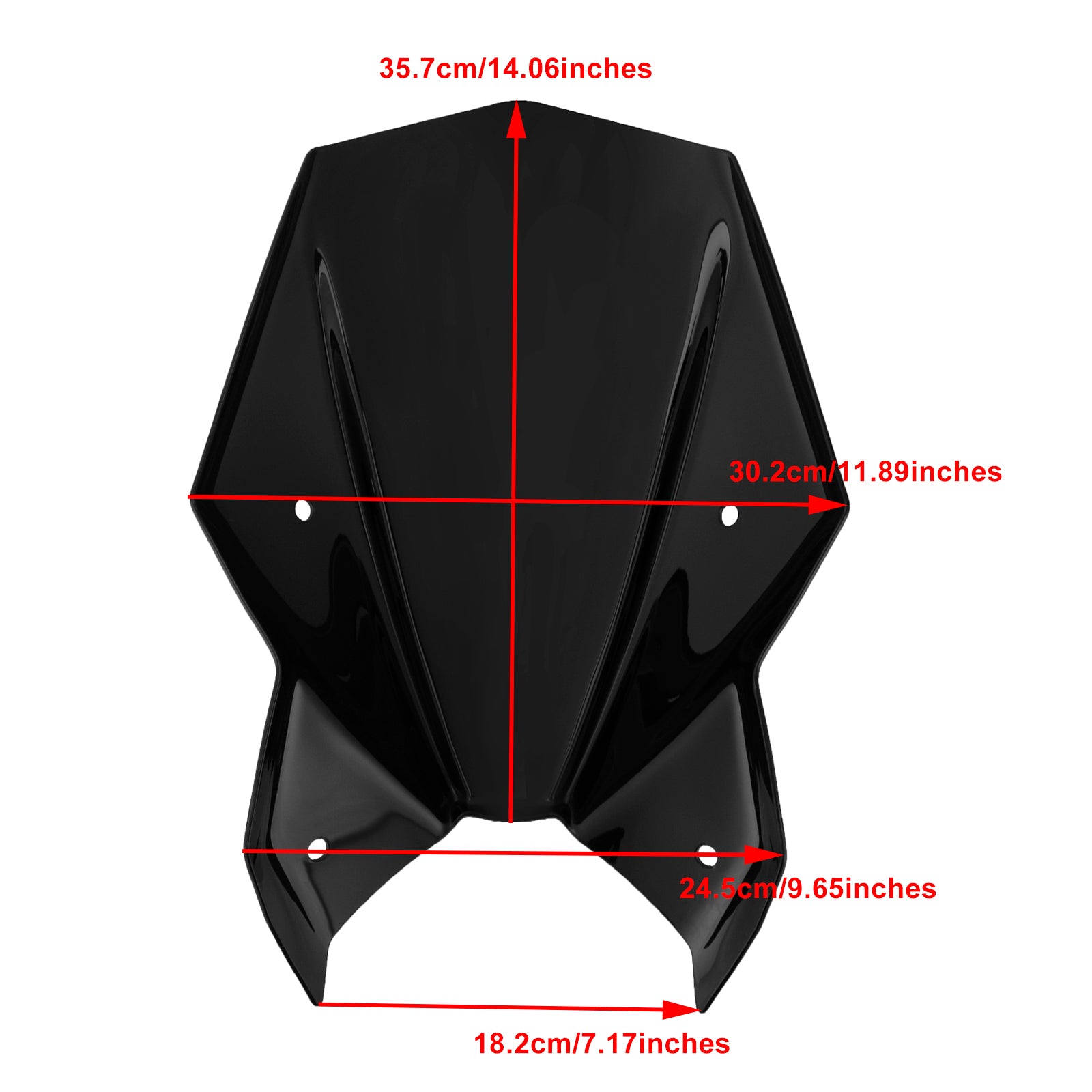 ABS motorsykkel frontrute vindskjerm passer for Suzuki GSX-S 1000 2021-2022