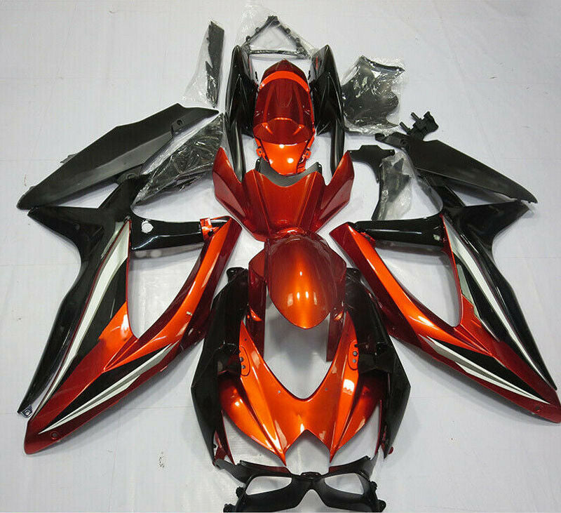 2008-2010 Suzuki GSXR600/750 Fairing Orange Kit