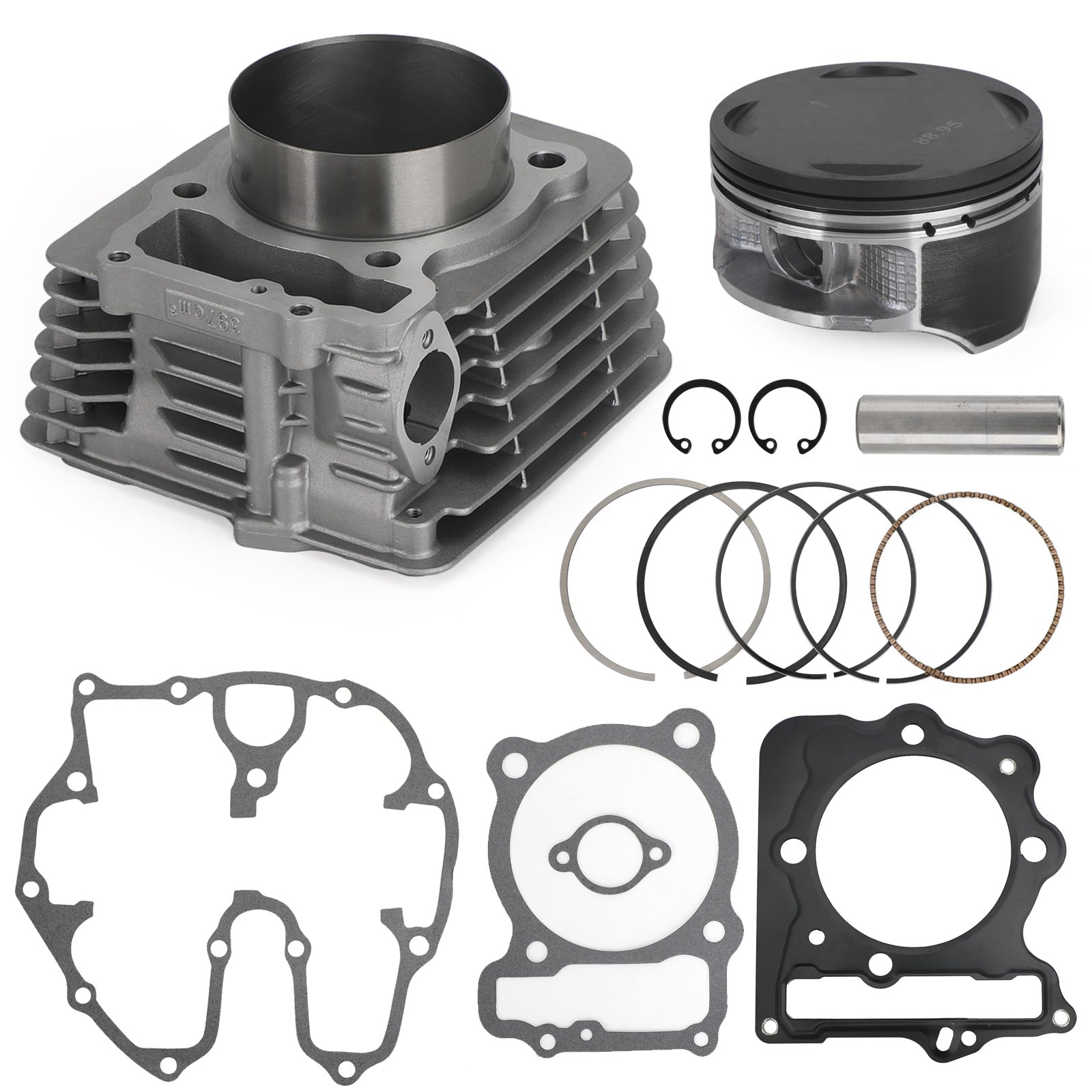 440cc 89mm Big Bore Jug Cylinder for Honda TRX400EX TRX400X Top End Rebuild Kit