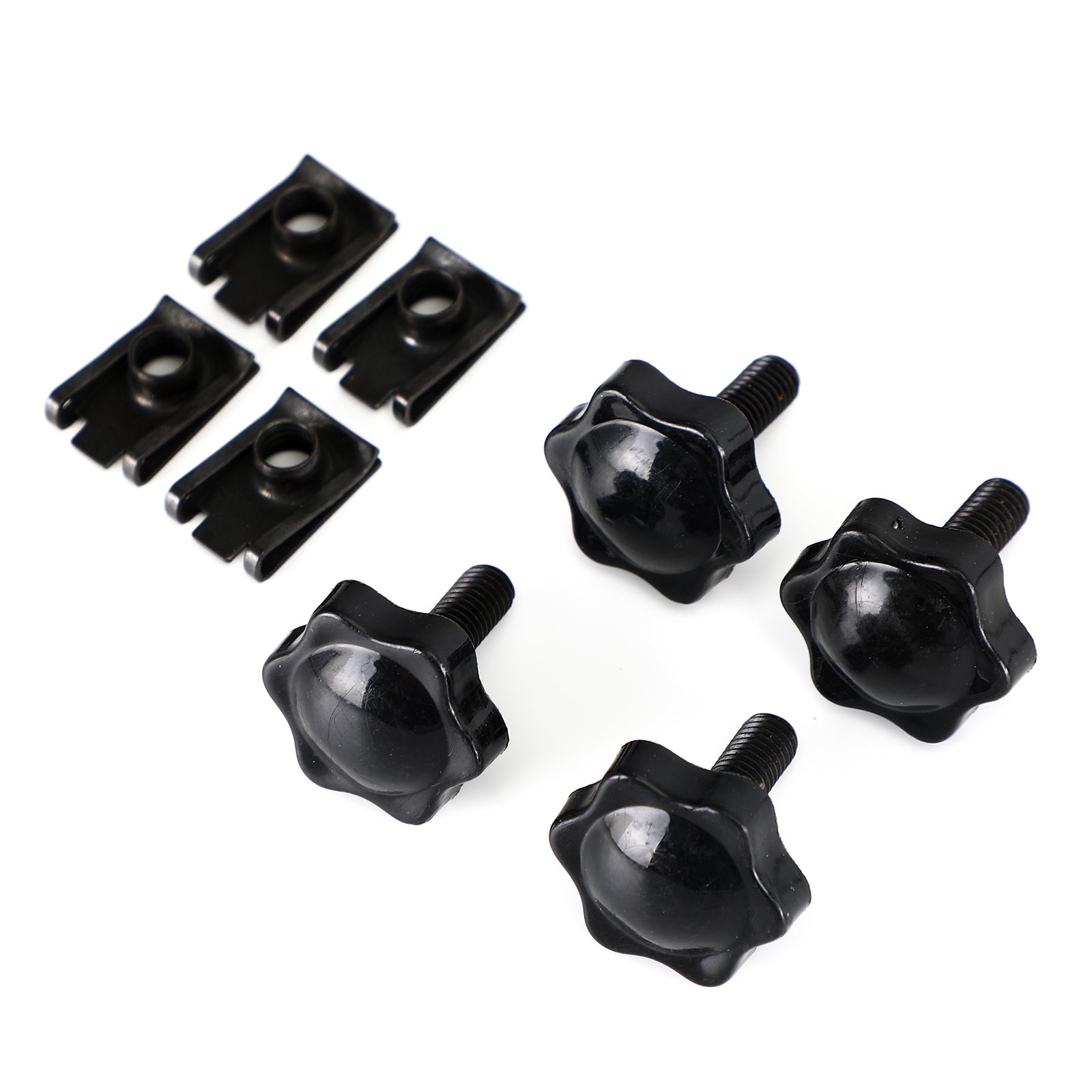 Saddlebag Lever Lock Bolts & Nuts Set Black Fits For Glide King Touring 96-19