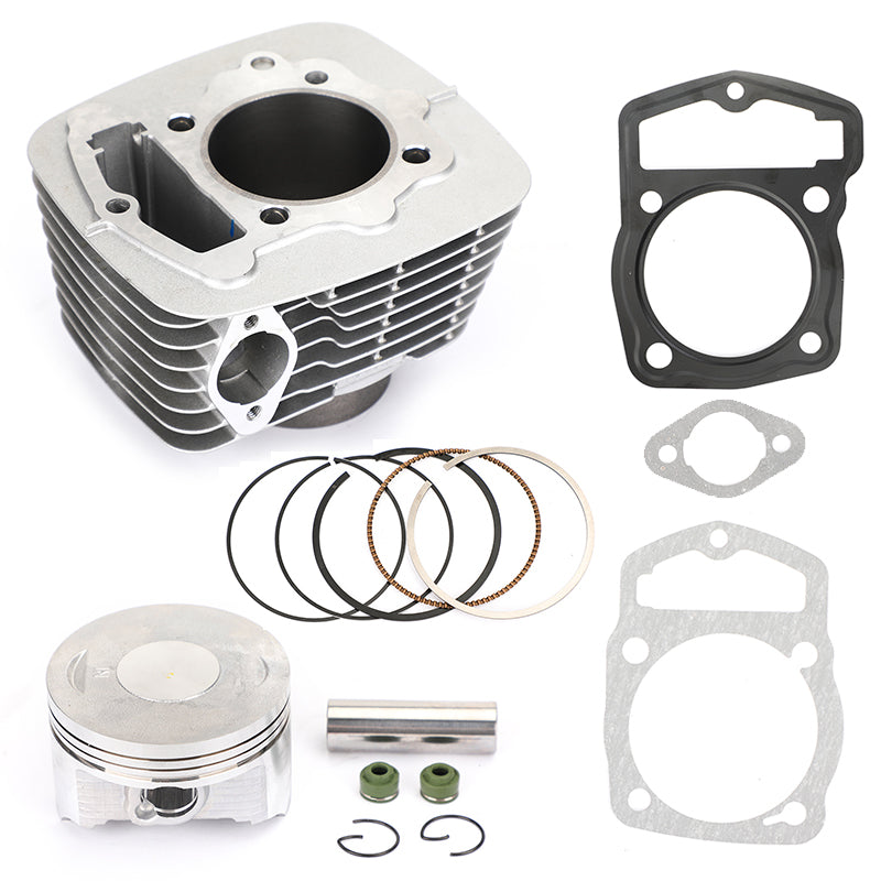 Cylinder Jug Piston Gaskets Kit 65.5mm Fit for Honda ATC200X XL200 XR200 250cc