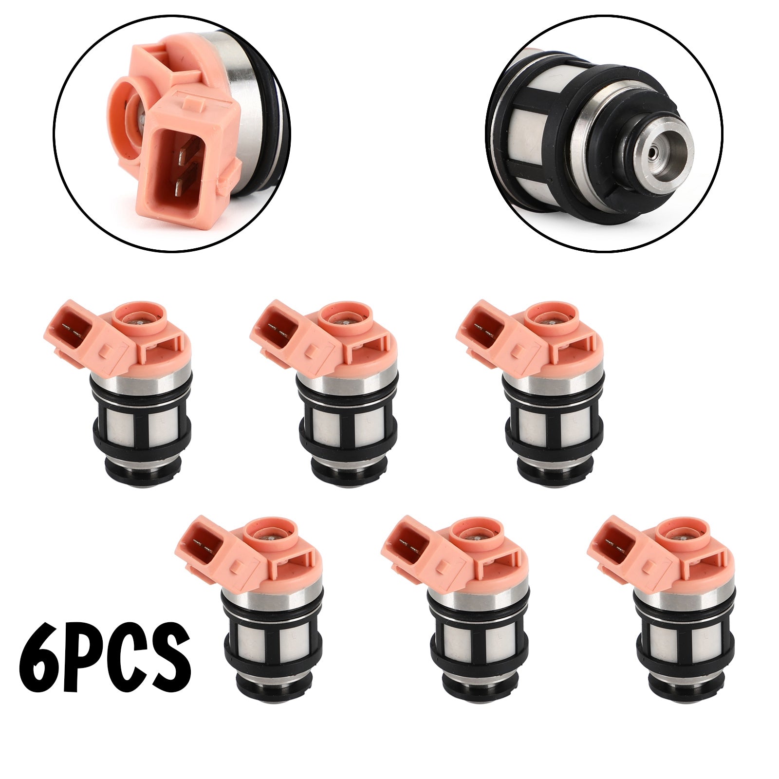 6PCS Fuel Injector 16600-88G10 Fit Nissan D21 Pathfinder Quest Mercury 3.0L V6