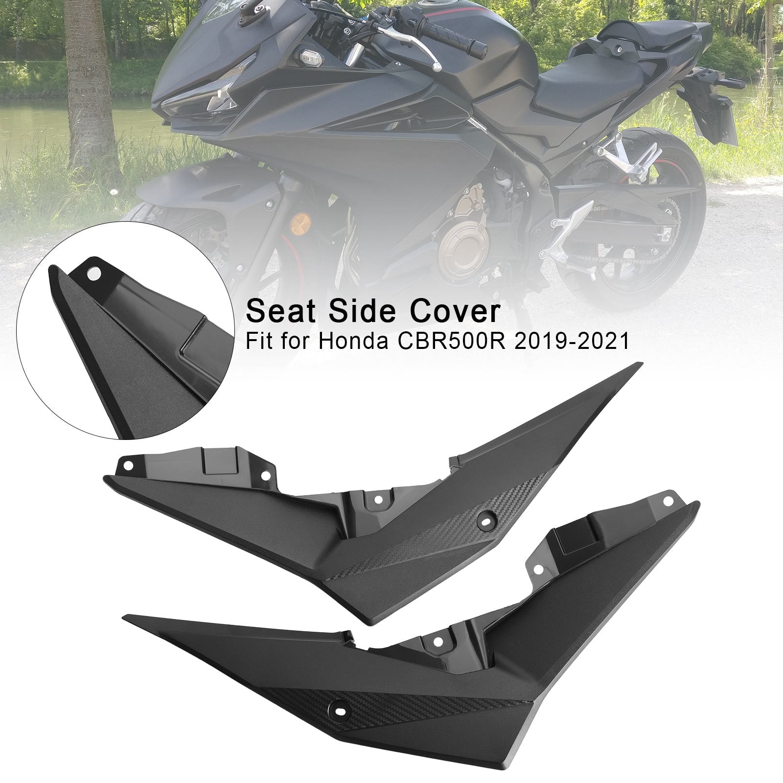 Honda CBR500R 2019-2021 Kit de carénage moulage par injection carrosserie non peinte générique