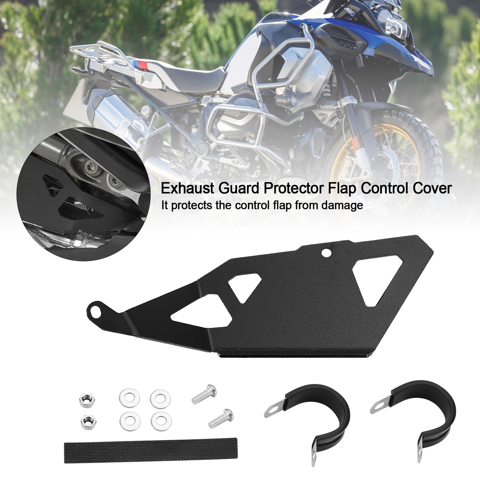 Uitlaatbeschermer Flap Control Cover voor BMW 1250GS R1200GS Adventure LC